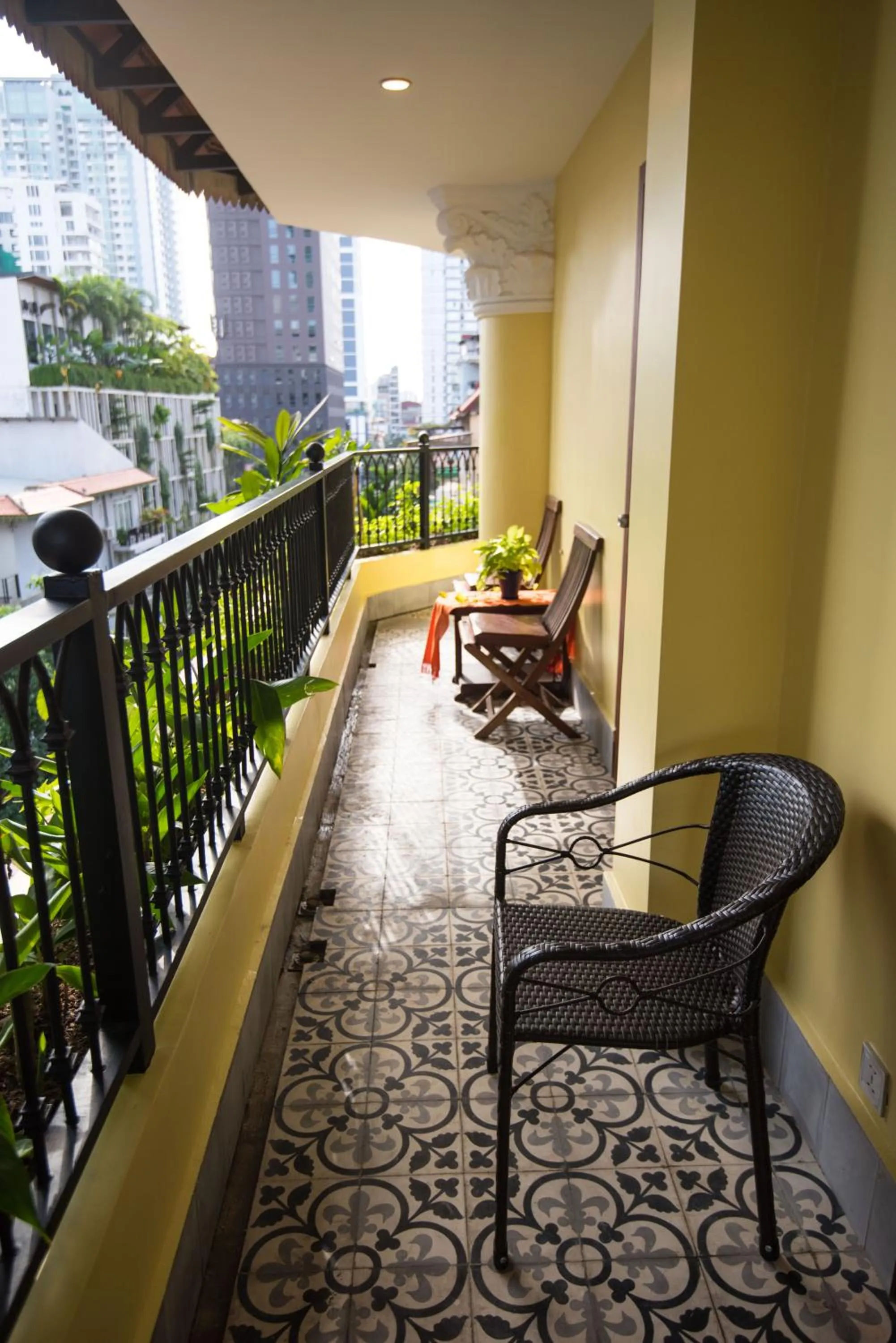 Patio in Khmer Surin Boutique Guesthouse