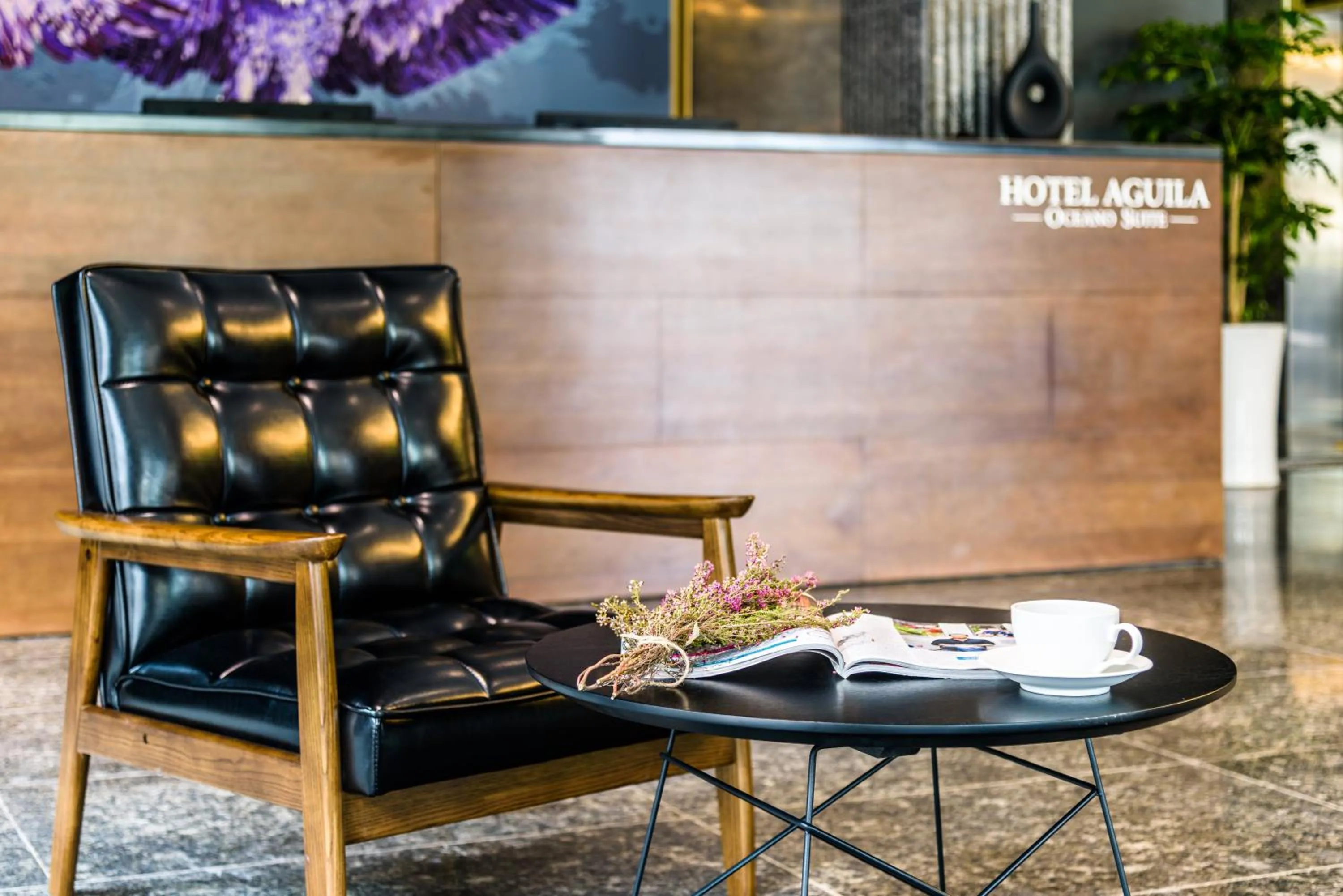 Property building in Aguila Hotel Jeju Oceano Suite