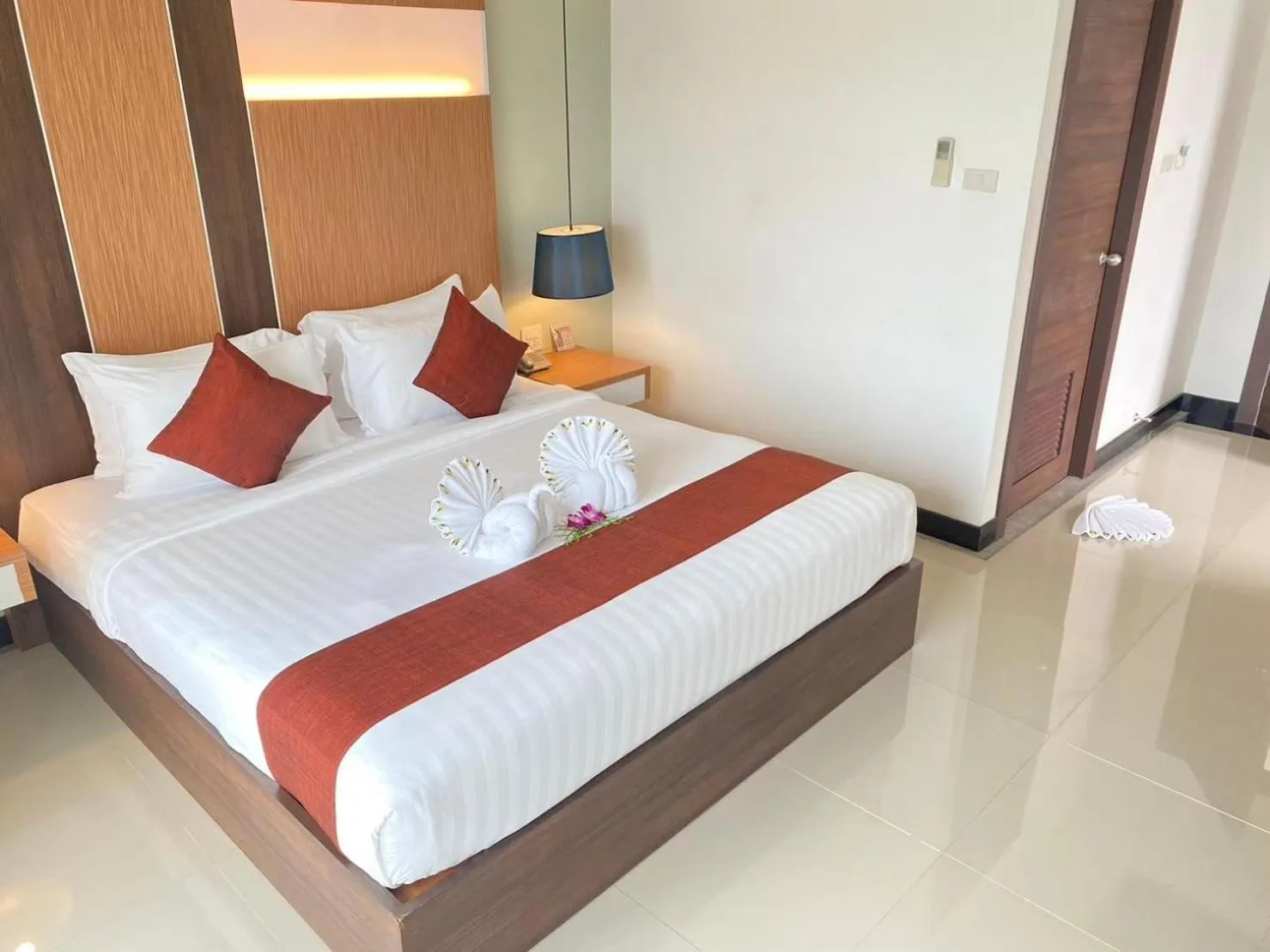 Bed in Siva Royal Hotel