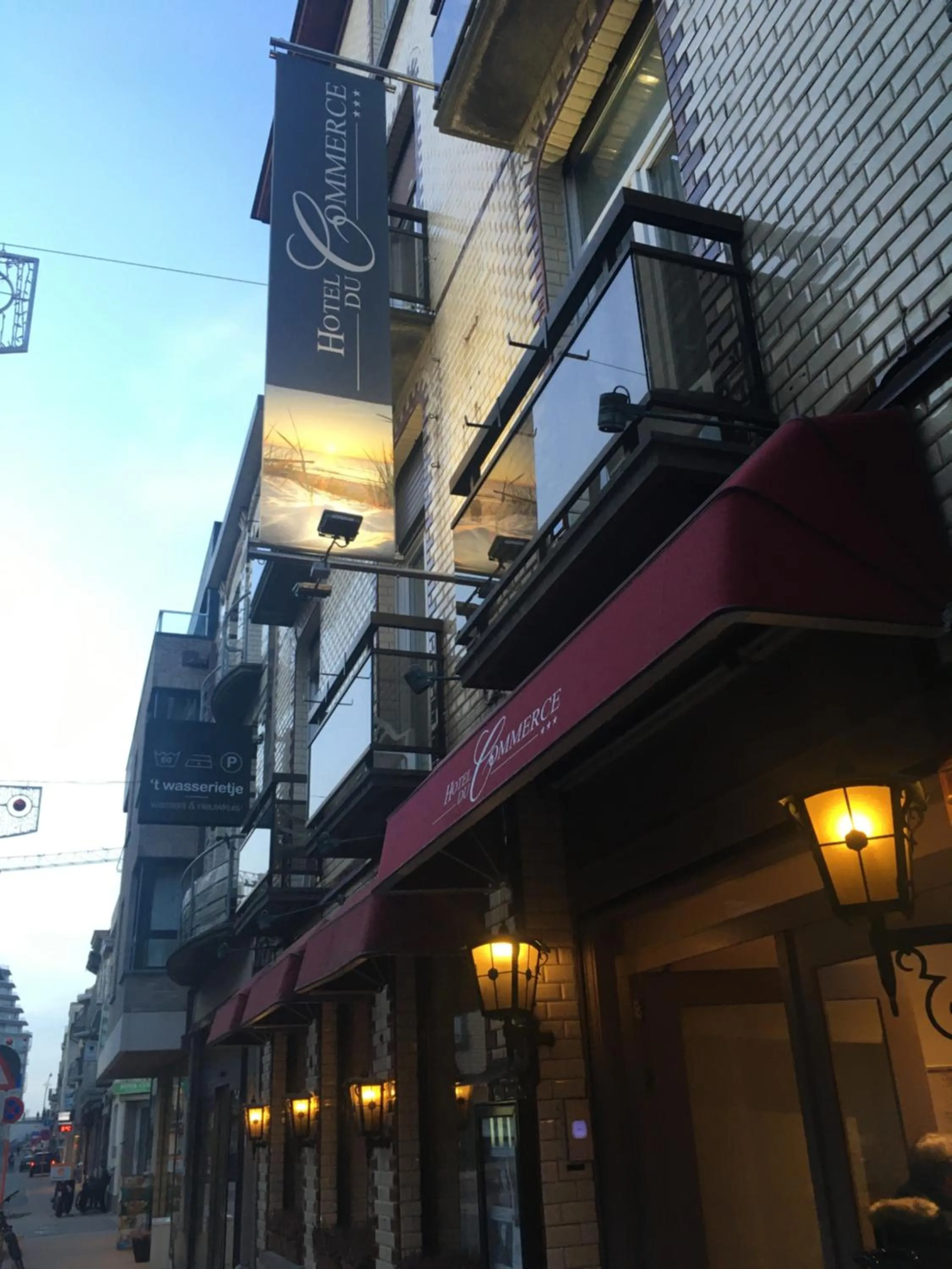 Facade/entrance in Hotel Du Commerce