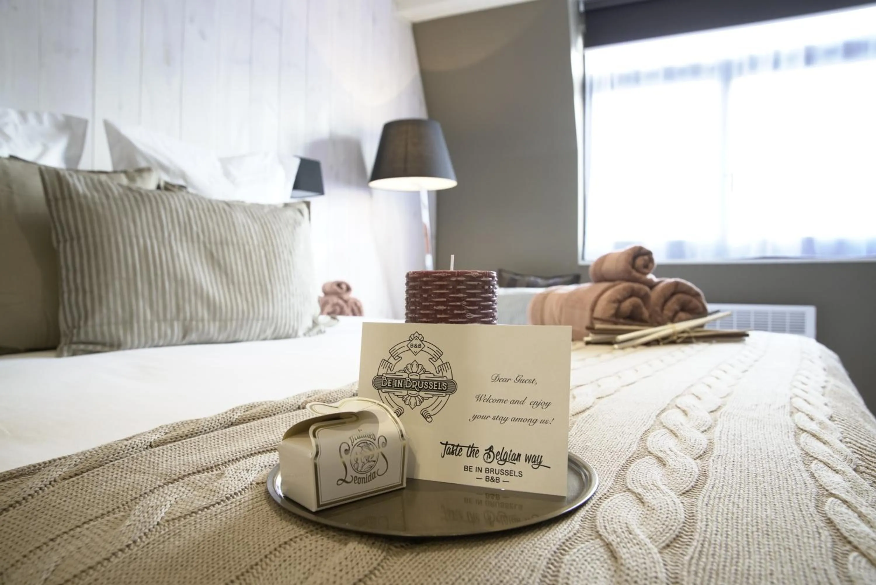 Decorative detail, Bed in B&B BE IN BRUSSELS