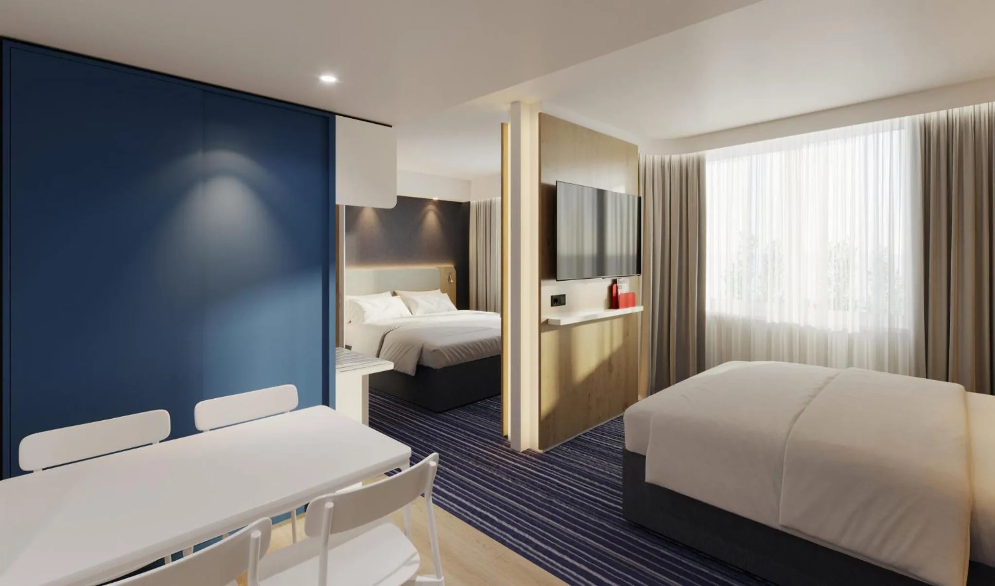 Photo of the whole room, Bed in Holiday Inn Express & Suites Ghent by IHG