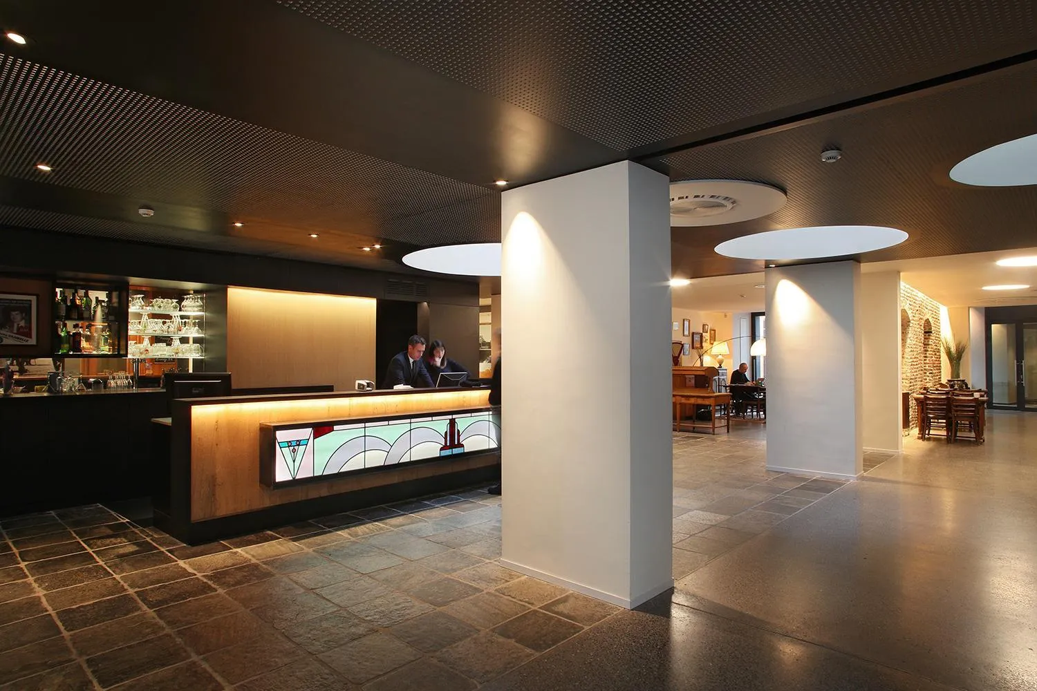 Lobby or reception in Hotel Van Belle