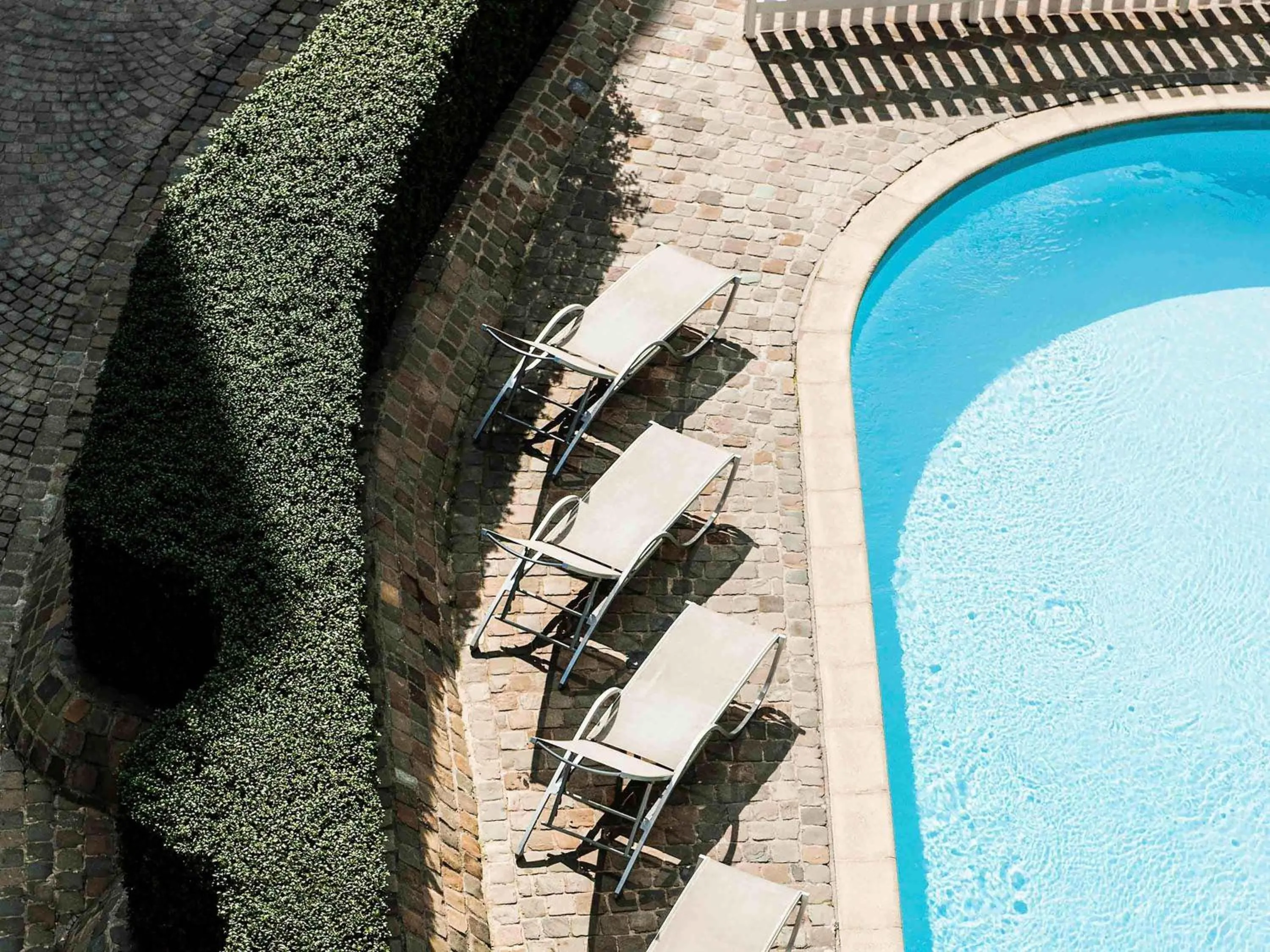 Pool view in Novotel Gent Centrum