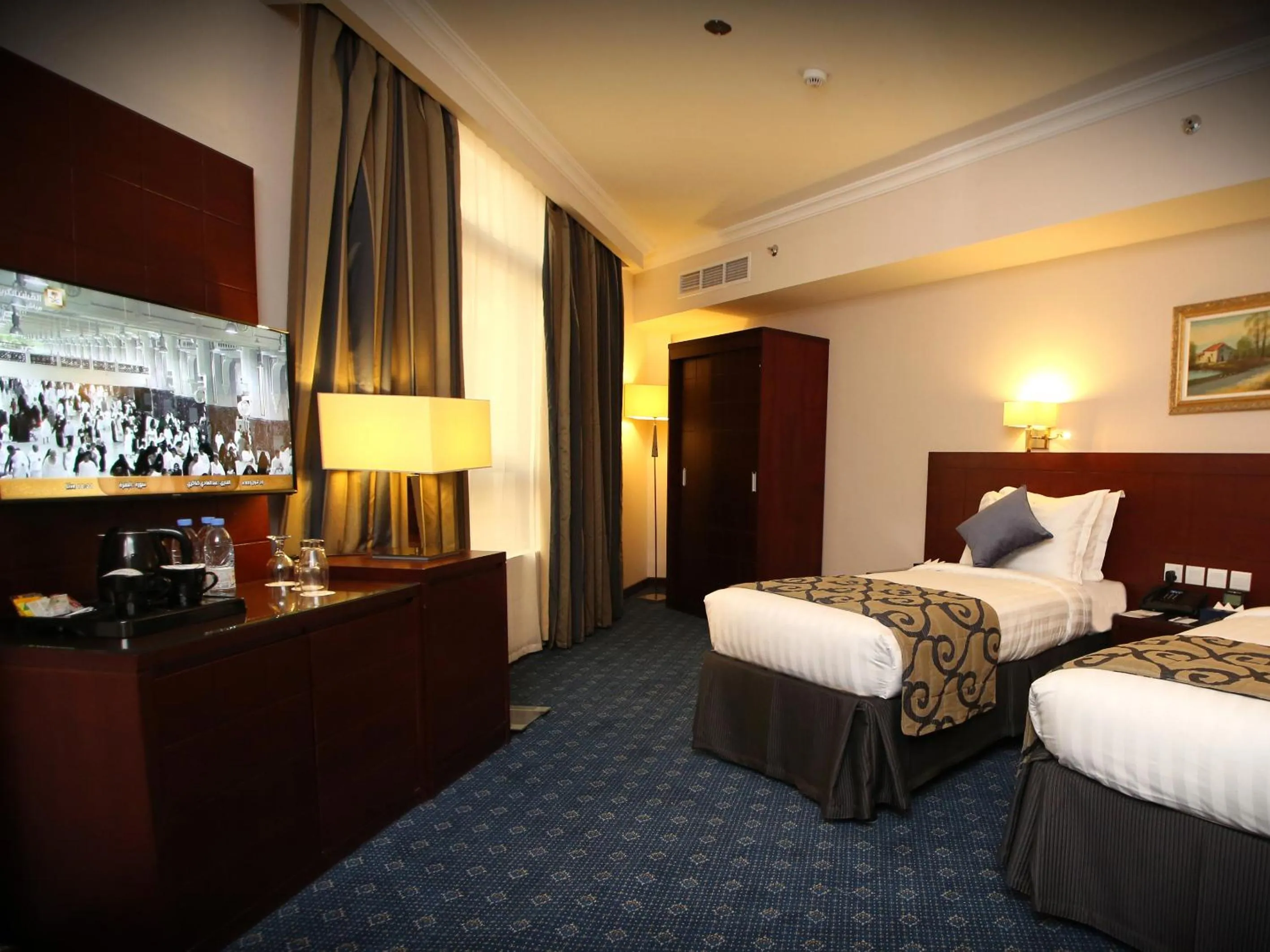 Business facilities, Bed in Al Aqeeq Al Rawda Hotel by Abu Al Joud