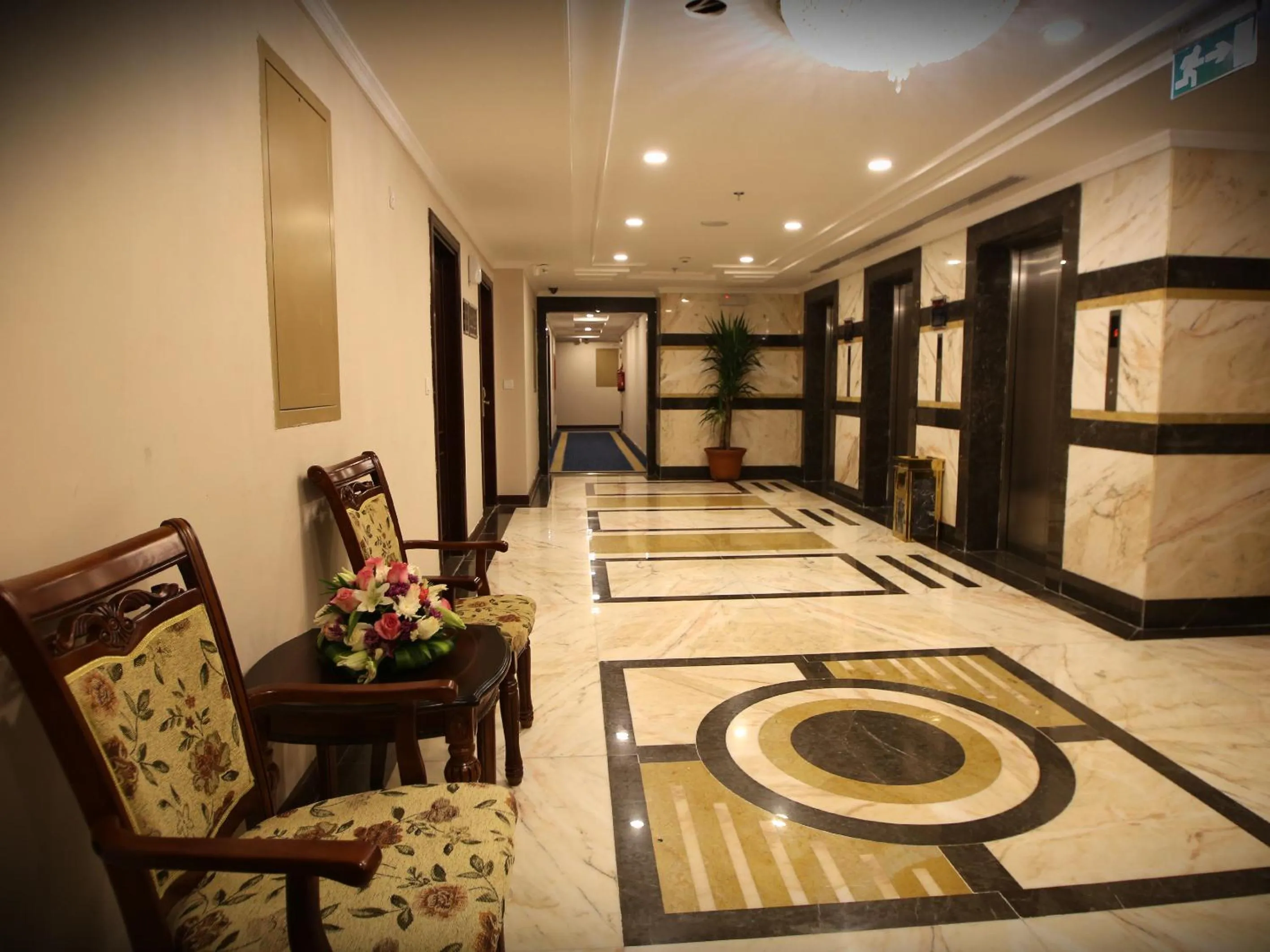 Area and facilities in Al Aqeeq Al Rawda Hotel by Abu Al Joud