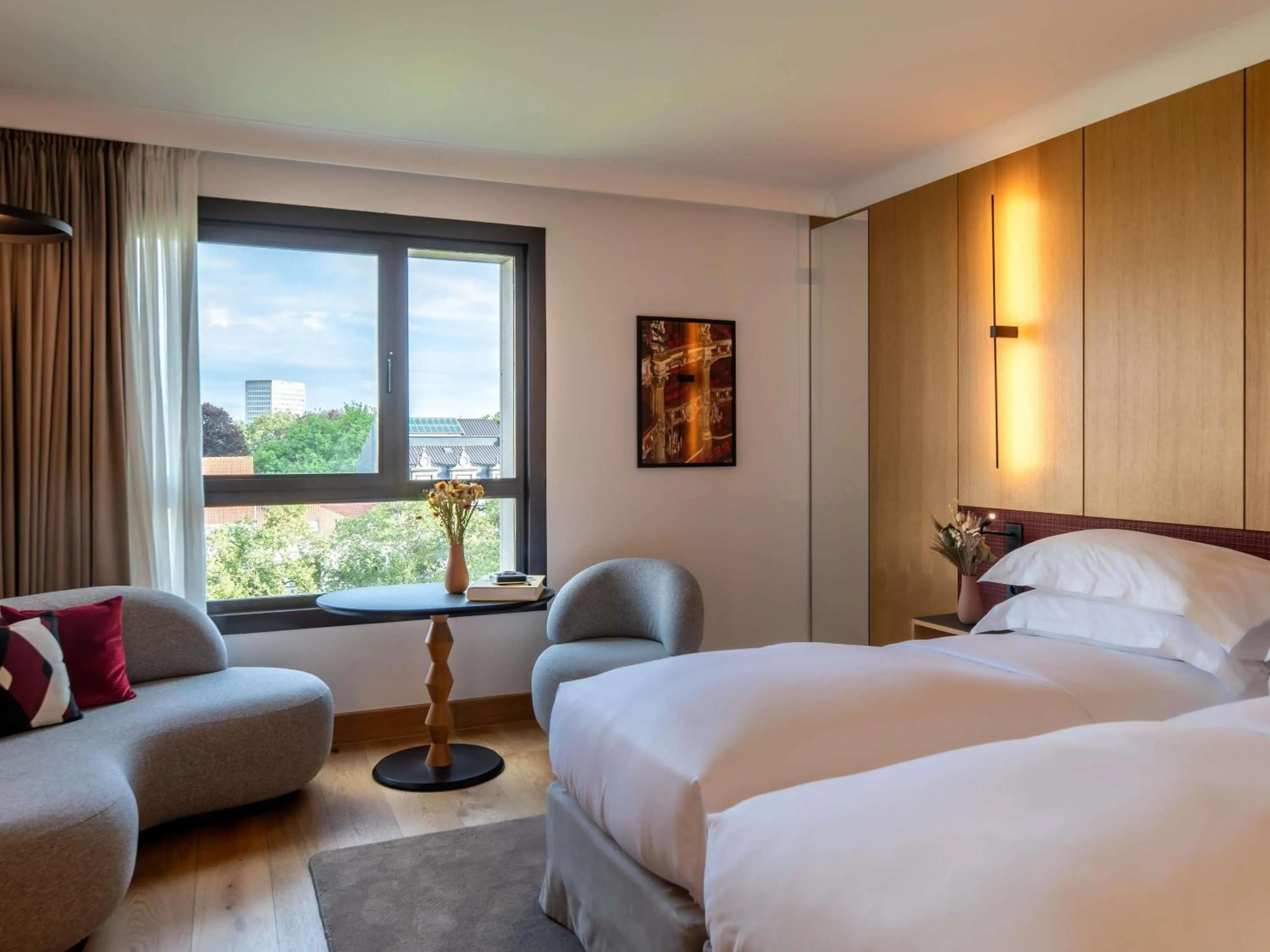 Bedroom, Bed in Le Louise Hotel Brussels - MGallery Collection