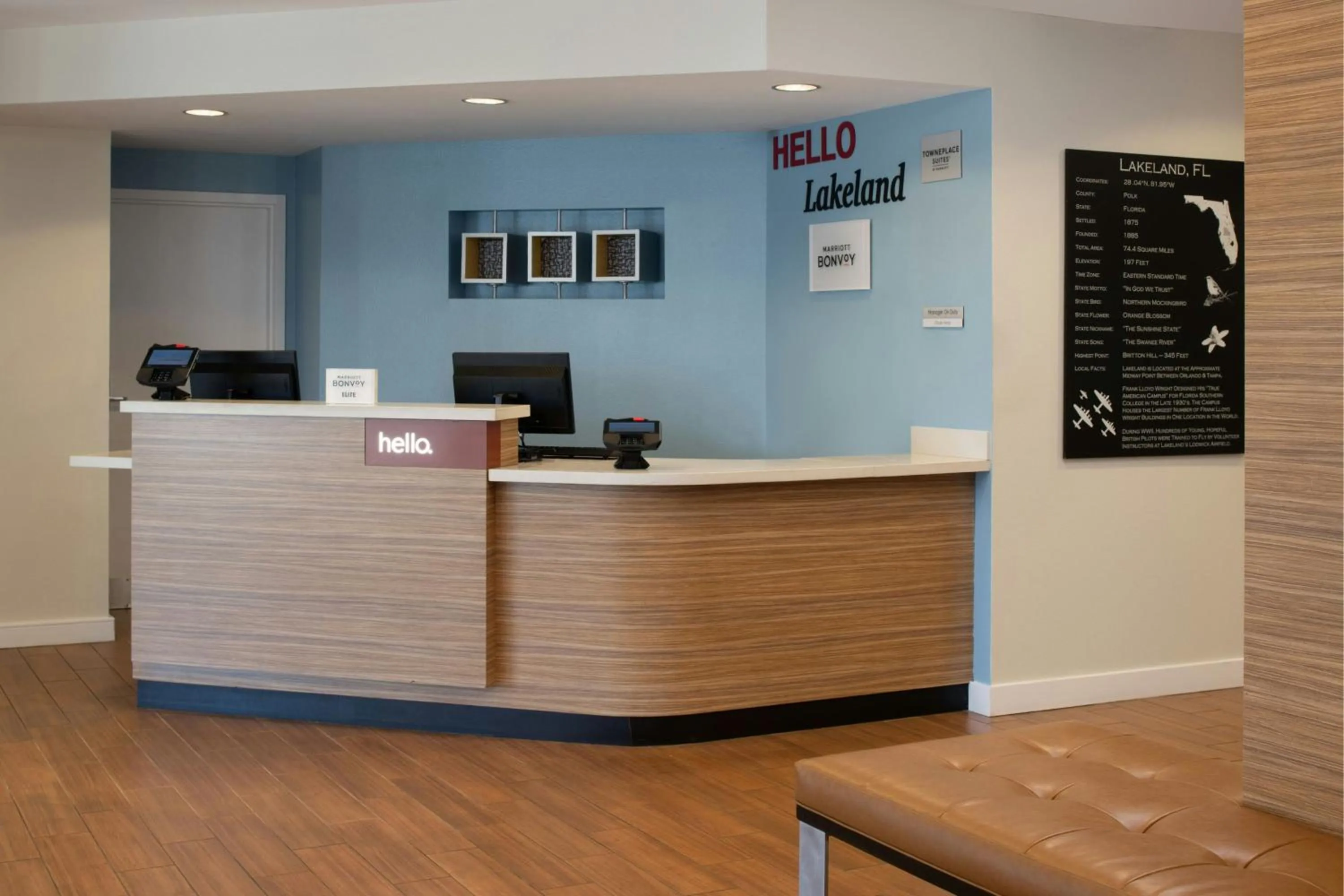 Lobby or reception in TownePlace Suites by Marriott Lakeland