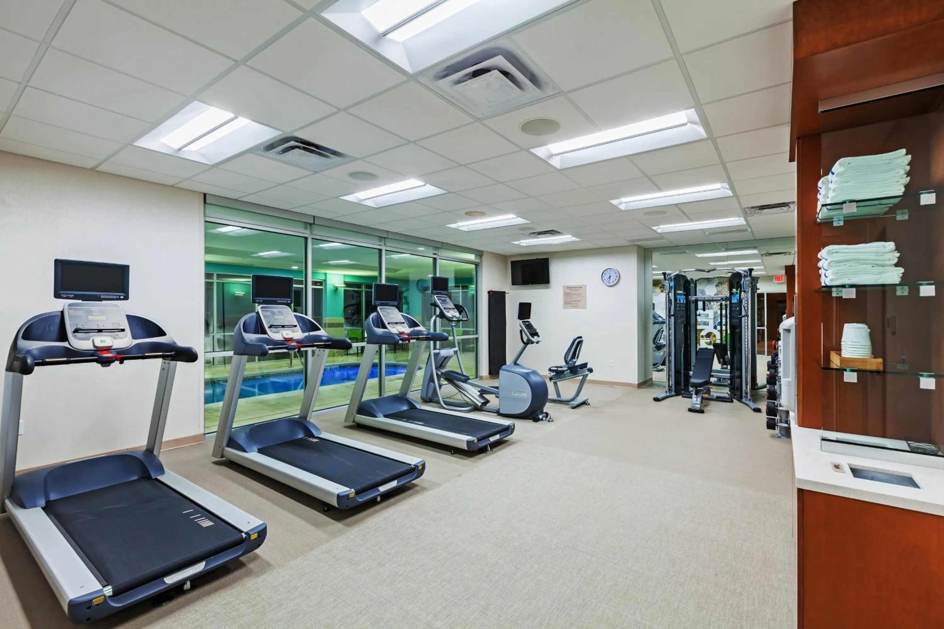 Fitness centre/facilities in SpringHill Suites by Marriott Tulsa at Tulsa Hills