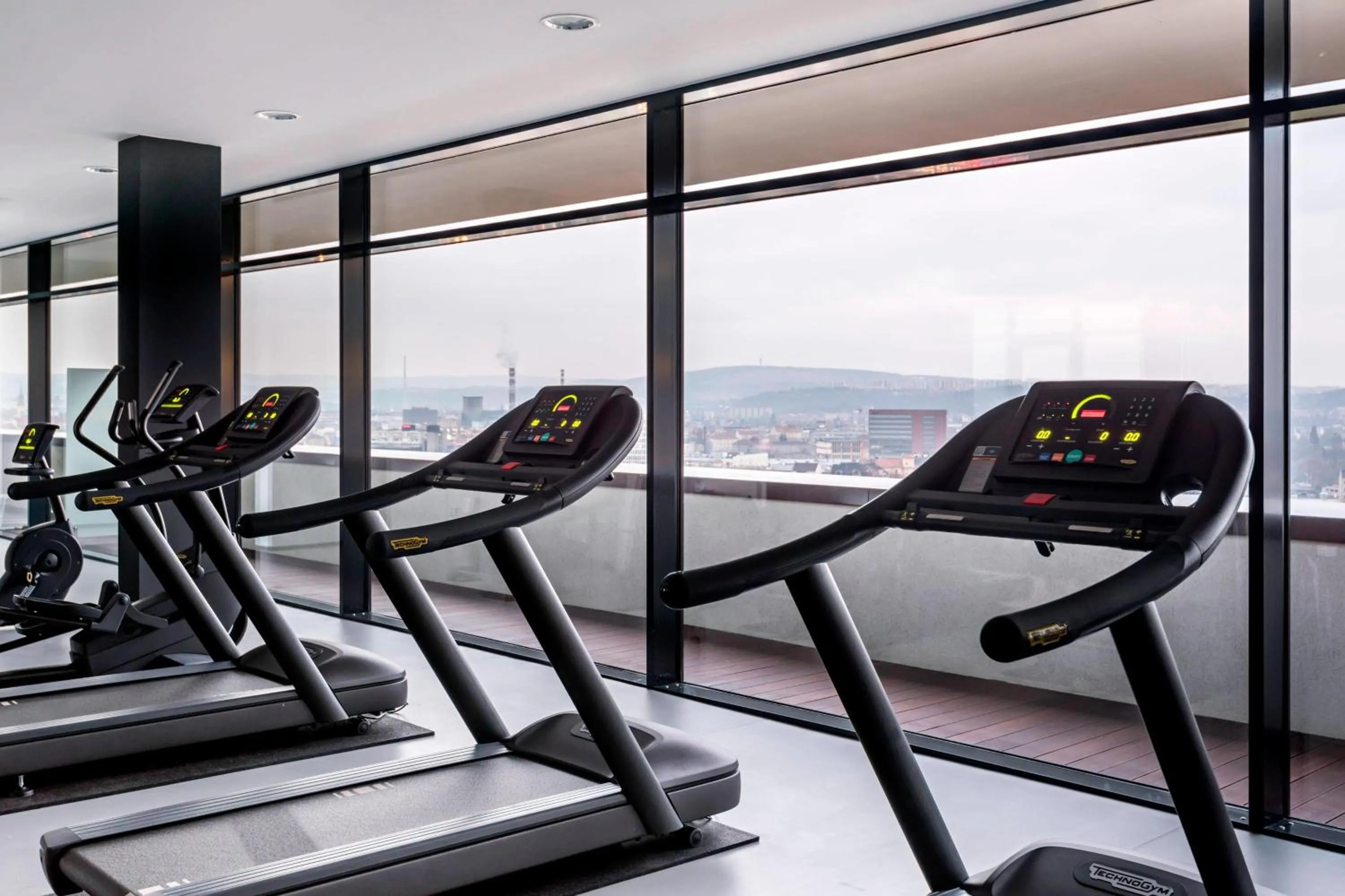 Fitness centre/facilities in Courtyard by Marriott Brno