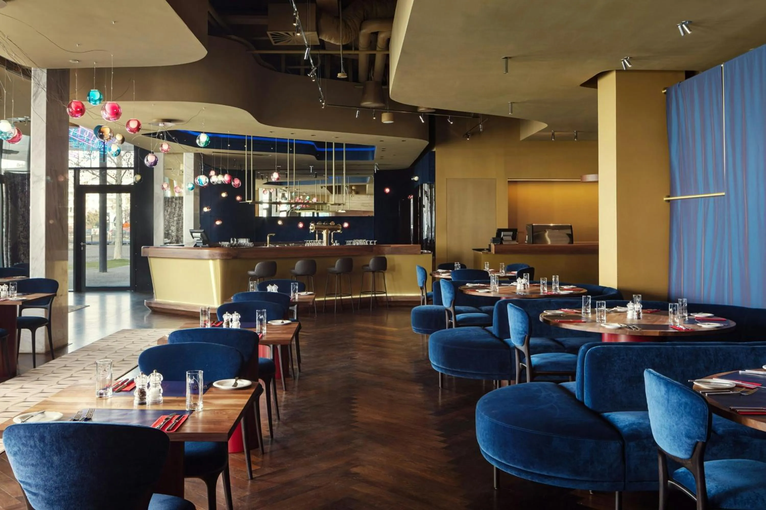 Lounge or bar in Courtyard by Marriott Brno