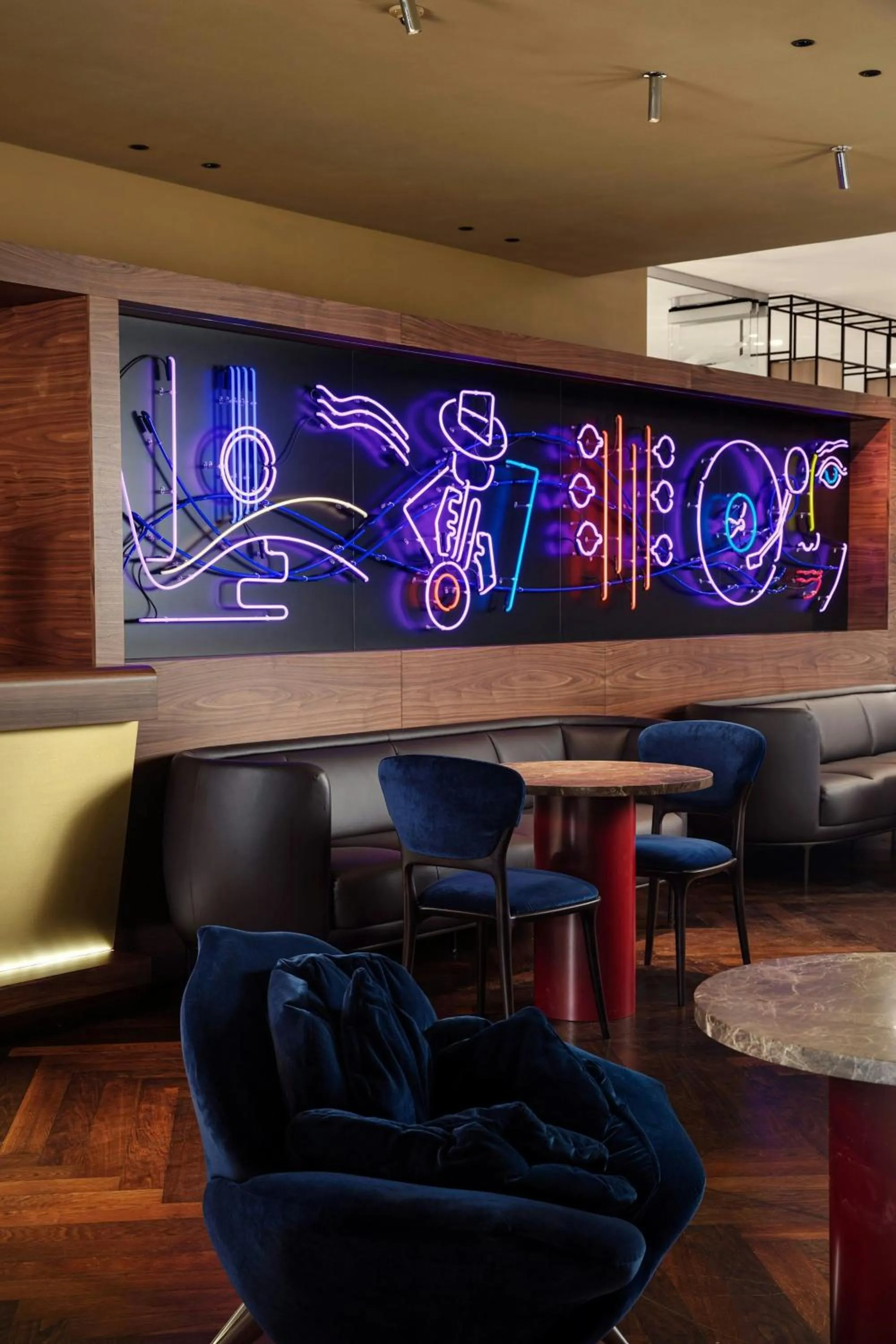 Lounge or bar in Courtyard by Marriott Brno