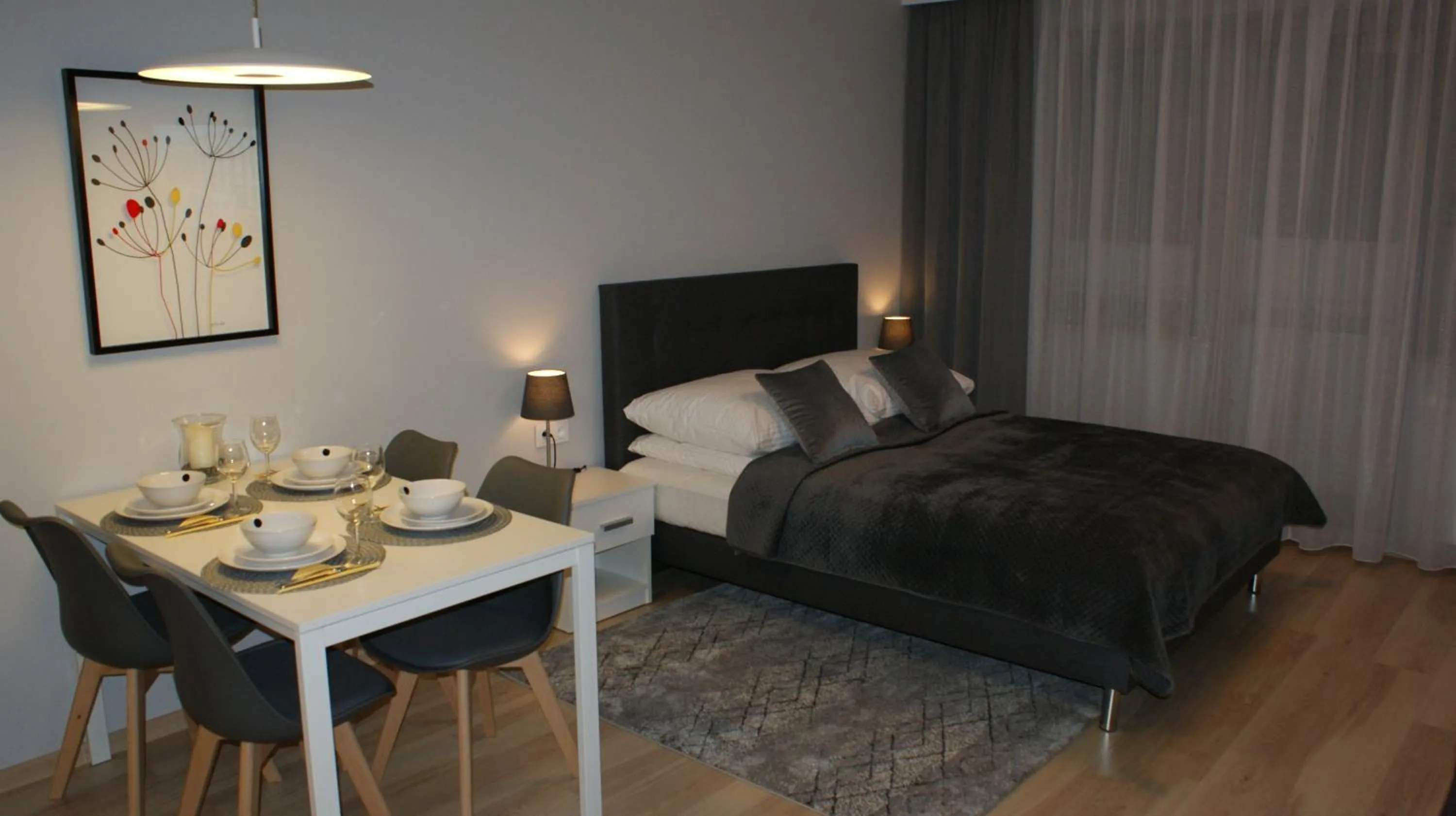 Bed in Apartament Agata