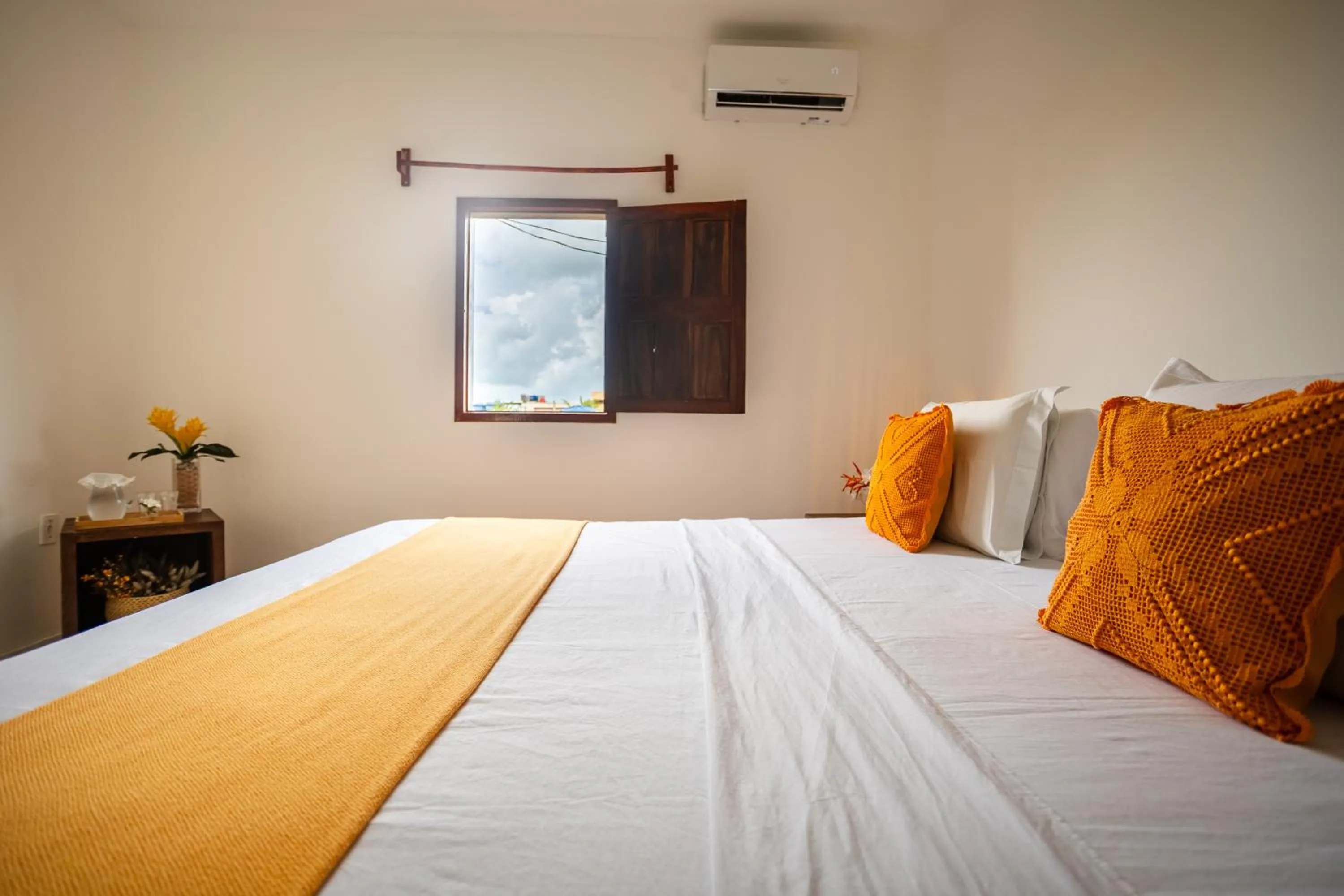 Bed in Hotel Maré Mansa