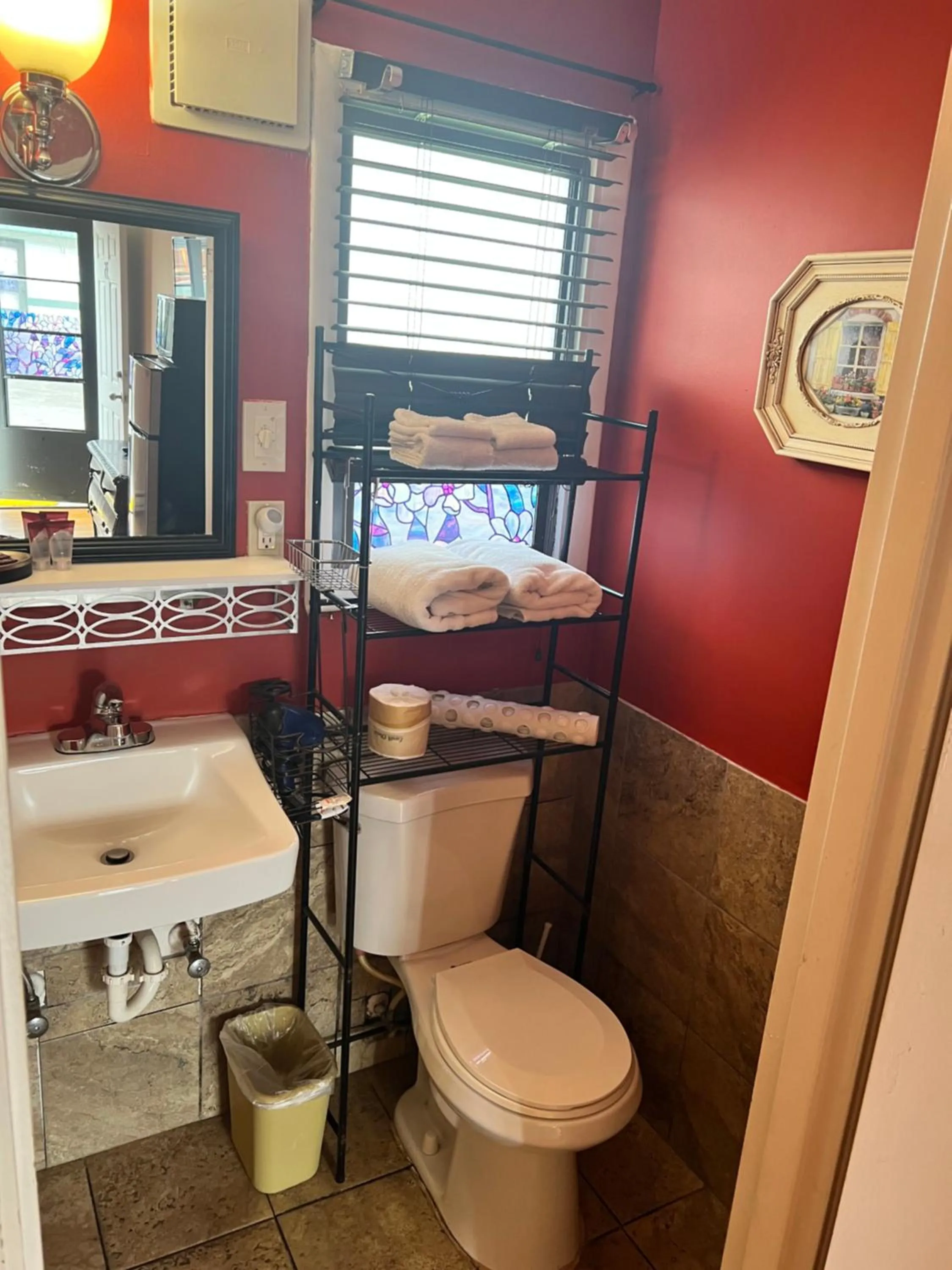 Toilet in Great House Motel