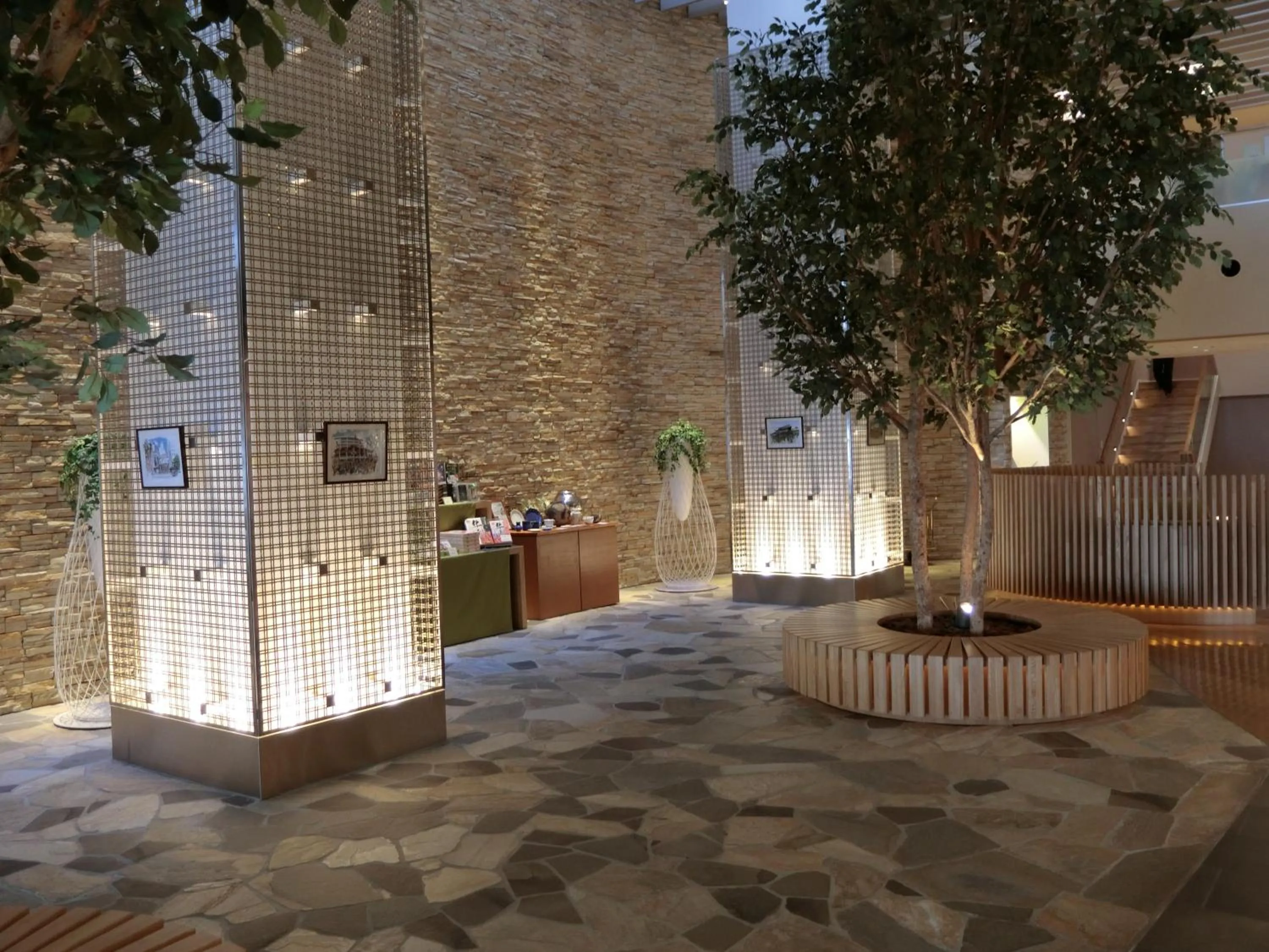 Lobby or reception in Tenza Hotel at Sendai Station