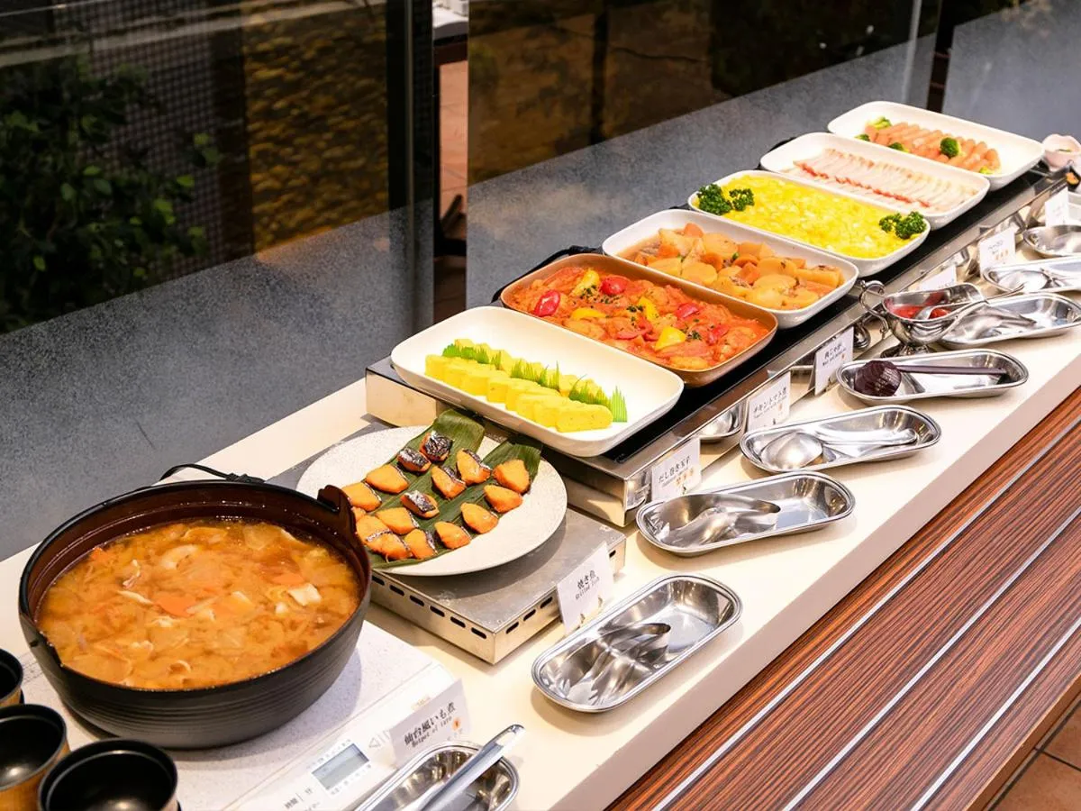 Breakfast, Food in Tenza Hotel at Sendai Station