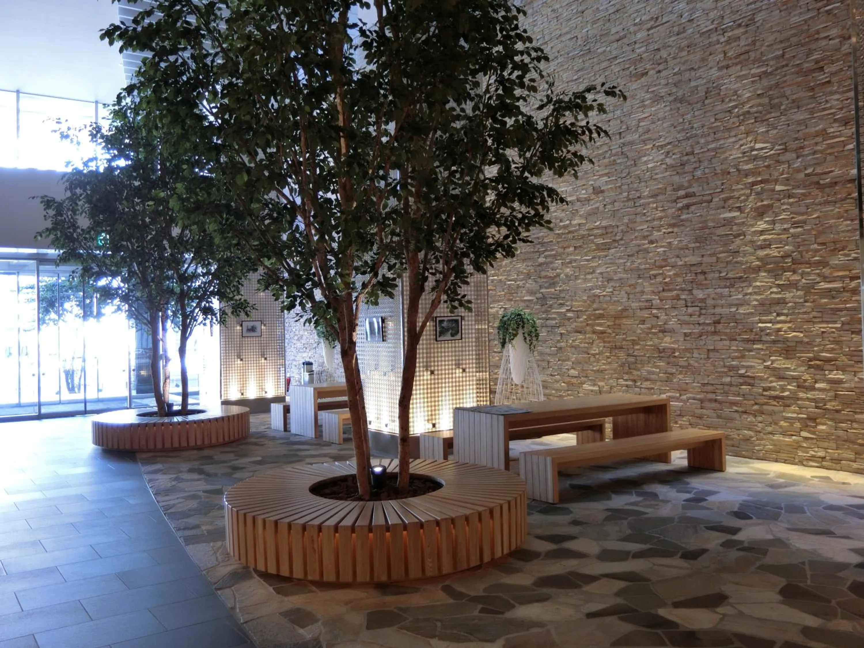 Lobby or reception in Tenza Hotel at Sendai Station