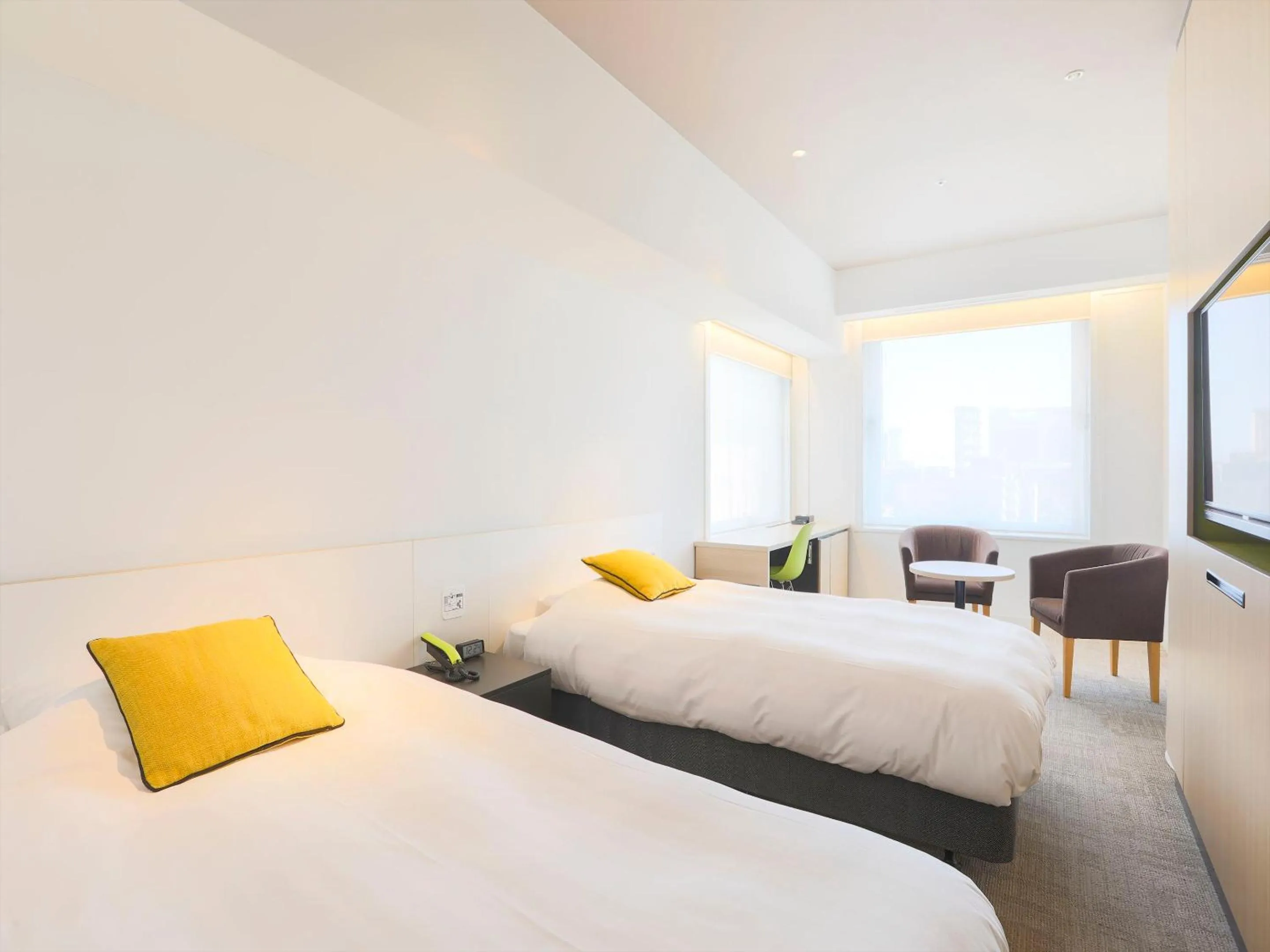 Bed in Tenza Hotel at Sendai Station