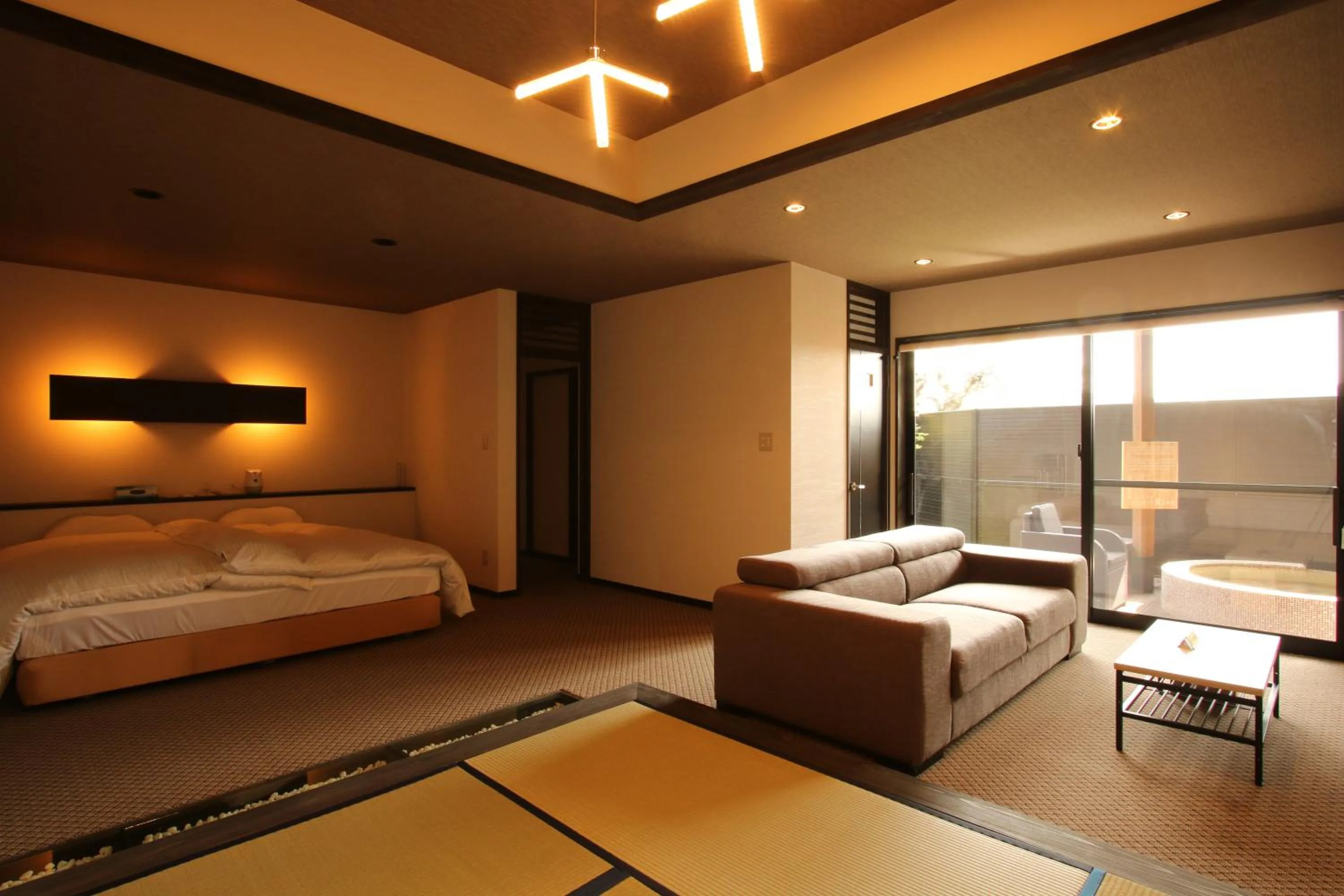 Living room, Bed in Uedaya