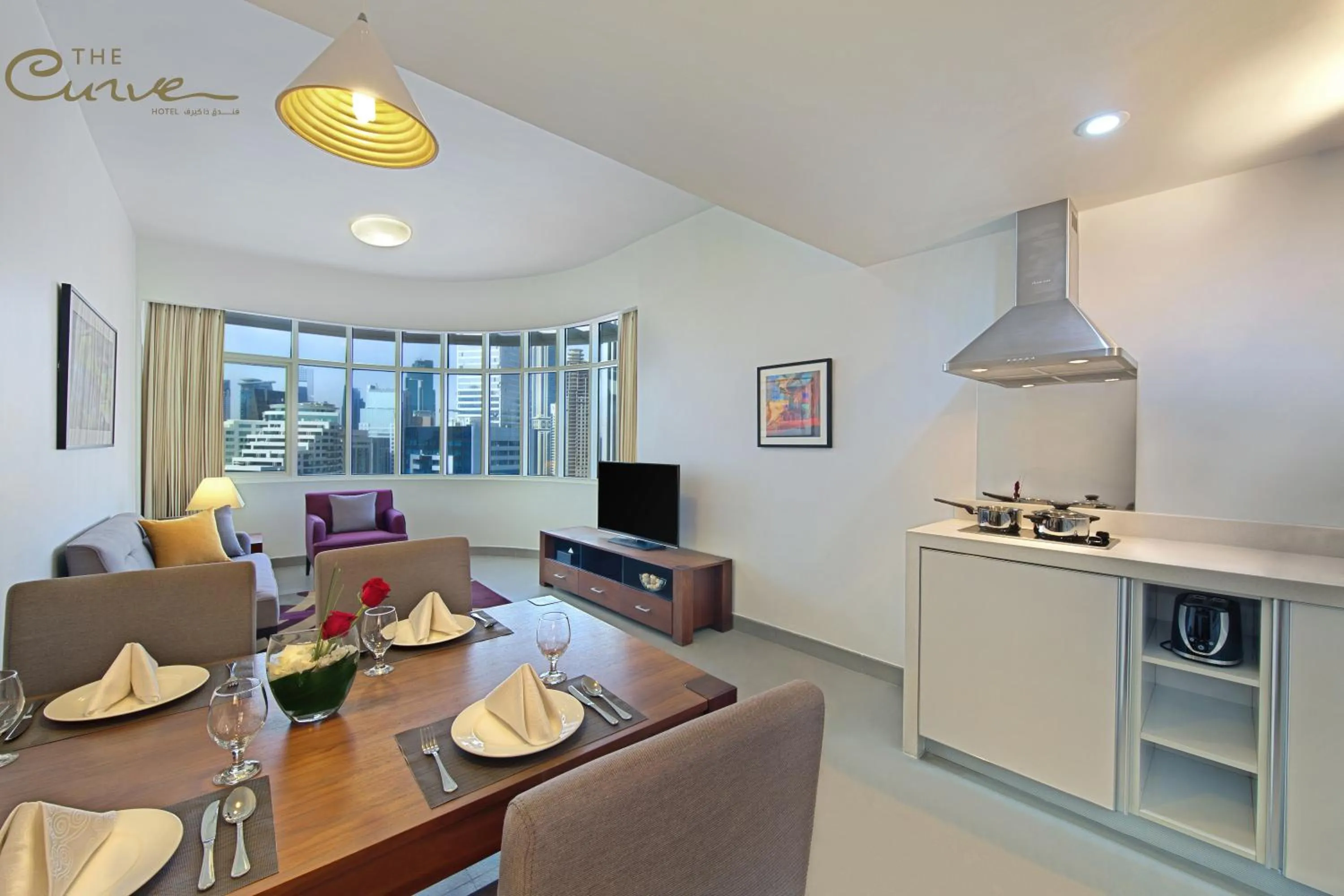 TV and multimedia in The Curve Hotel