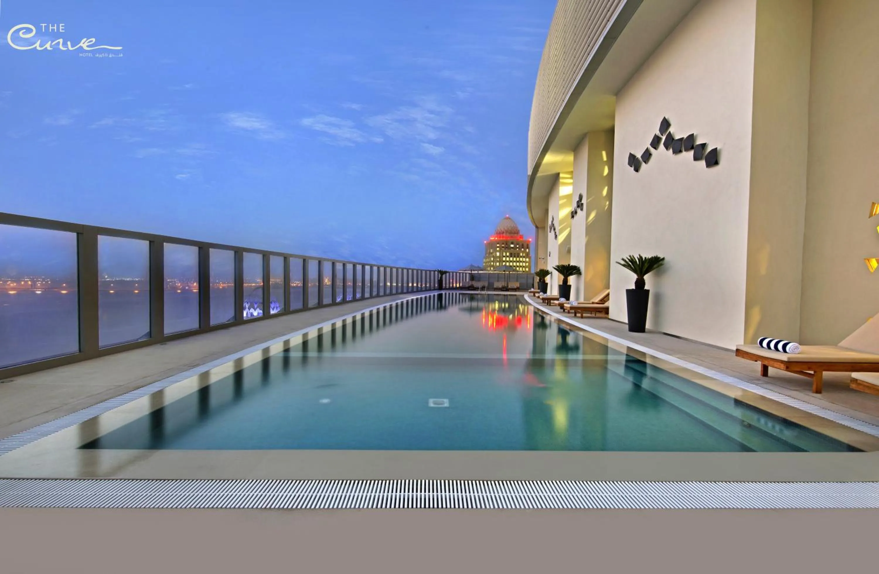 Swimming pool in The Curve Hotel