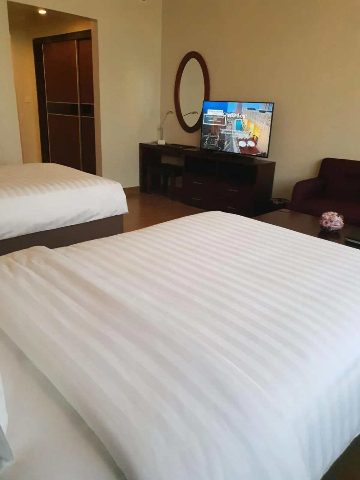 Photo of the whole room, Bed in The Curve Hotel