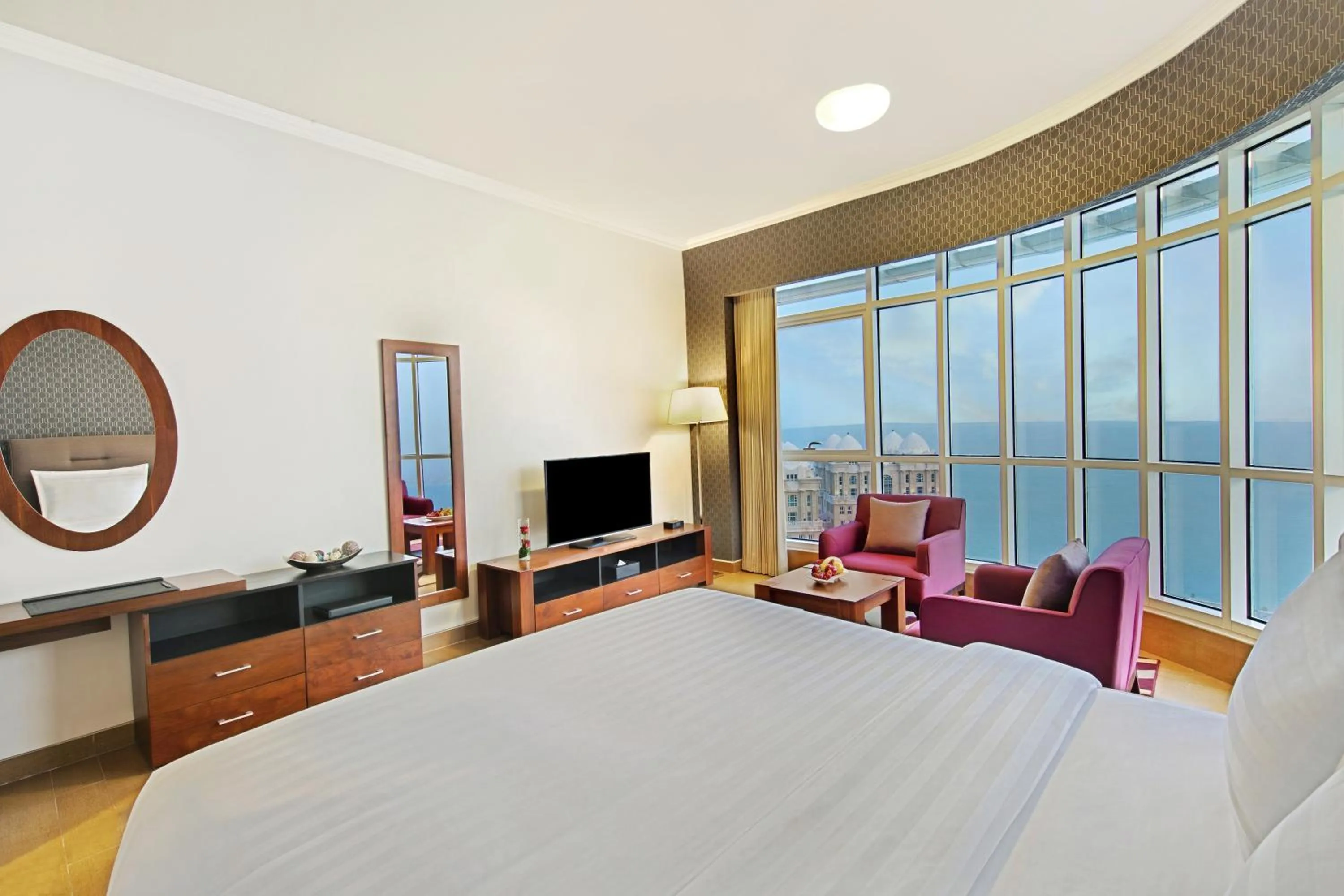 TV and multimedia, Bed in The Curve Hotel