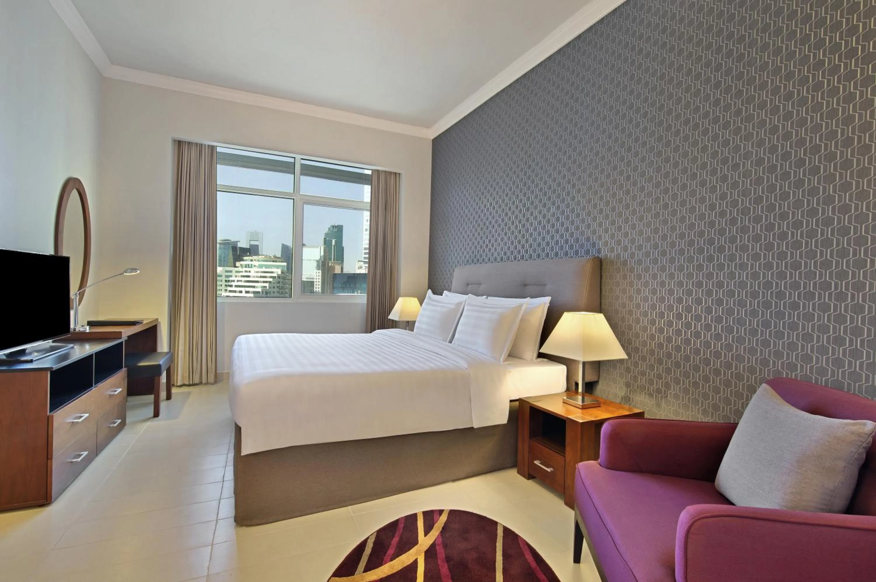 TV and multimedia, Bed in The Curve Hotel