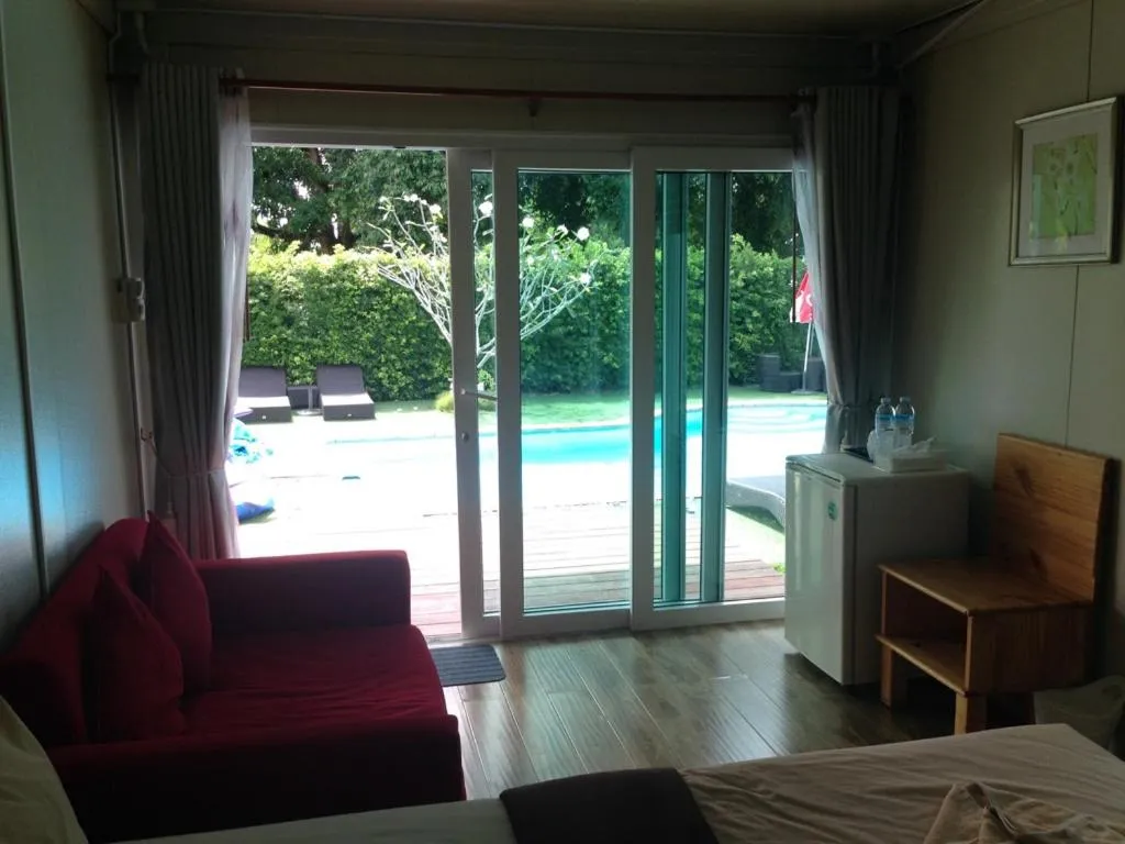 Pool view in Check In and Chill Out