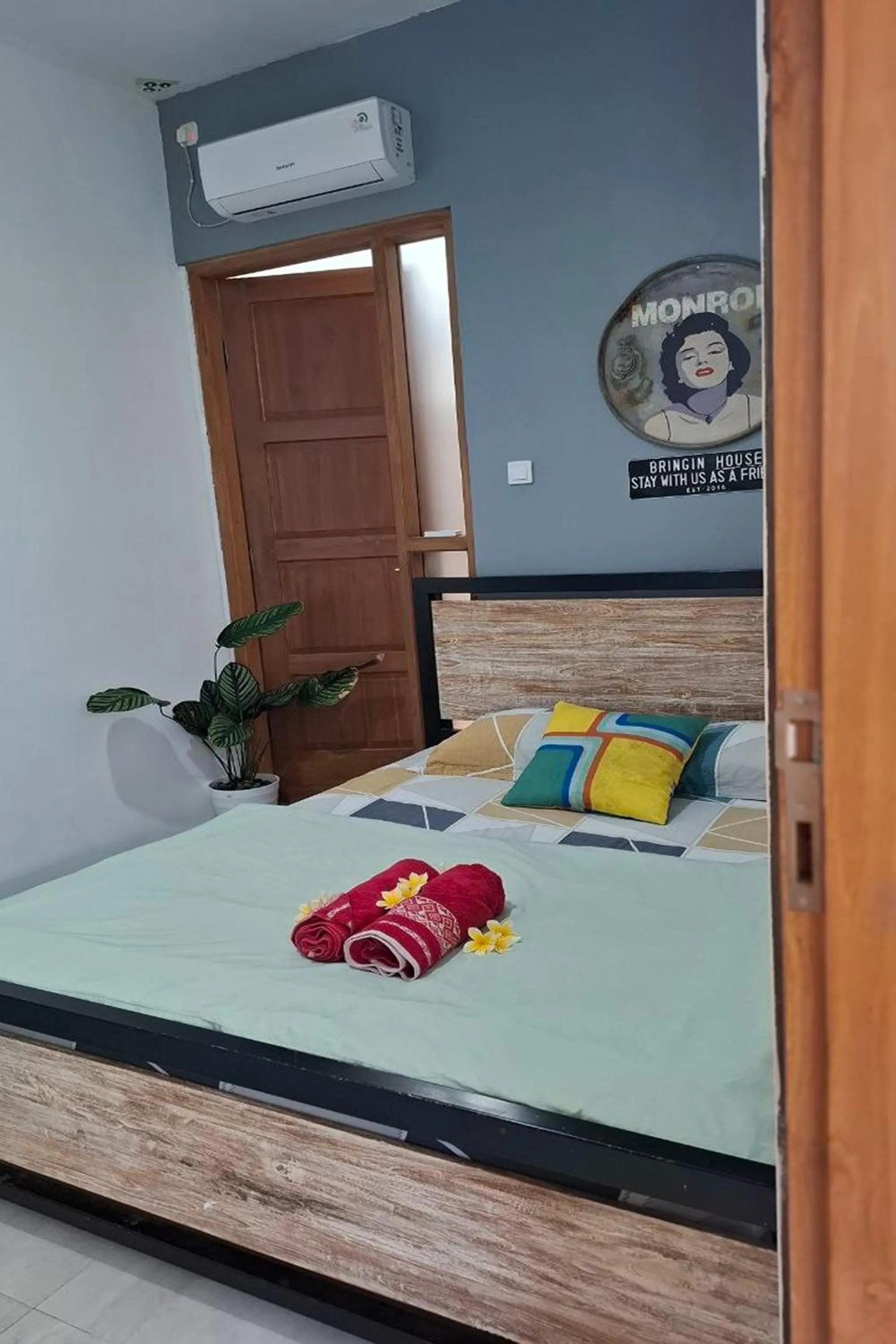 Bed in Bring In House Yogyakarta