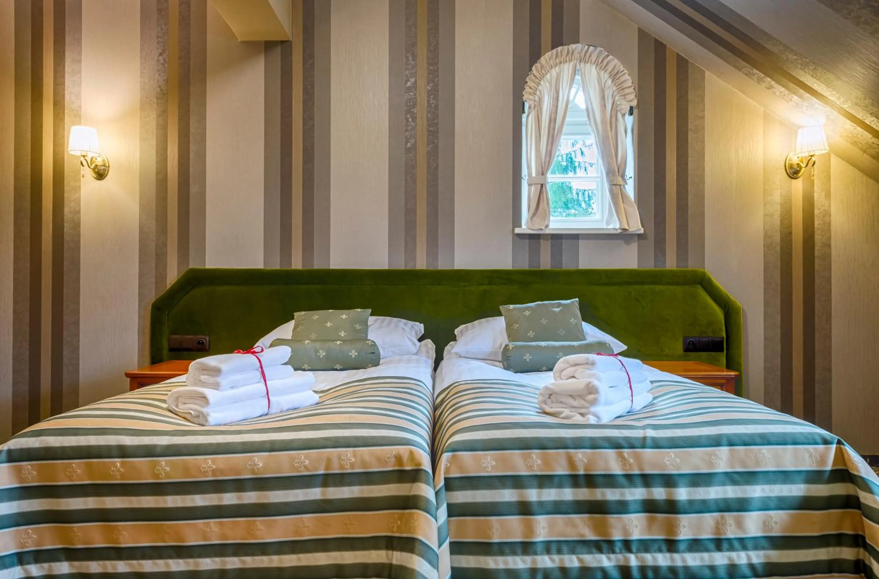 Bed in Hotel Dwór Fijewo