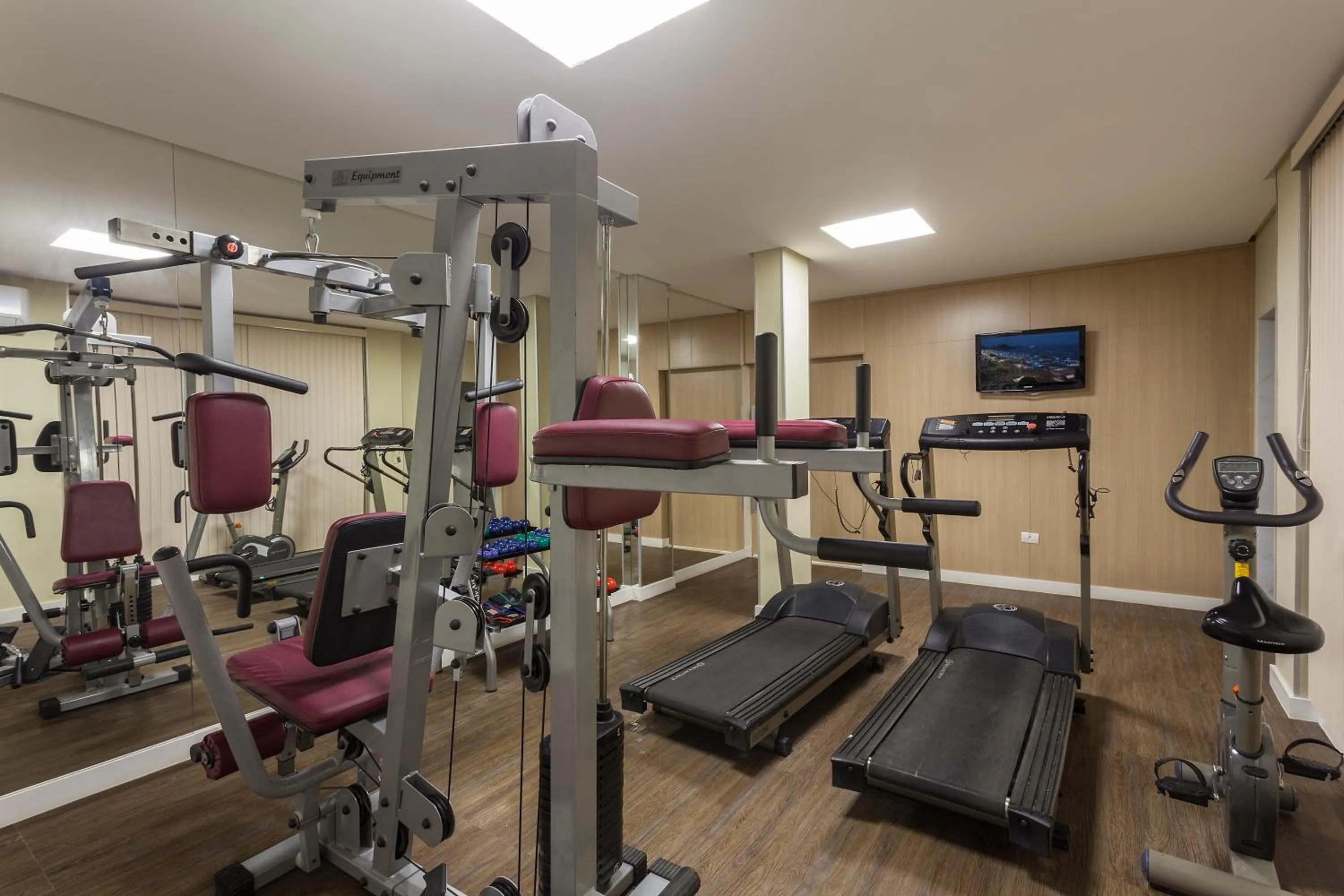 Fitness centre/facilities in Leopoldo Hotel