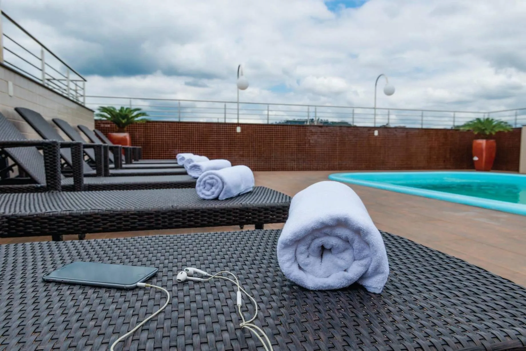 Swimming pool in Grande Hotel Ipatinga