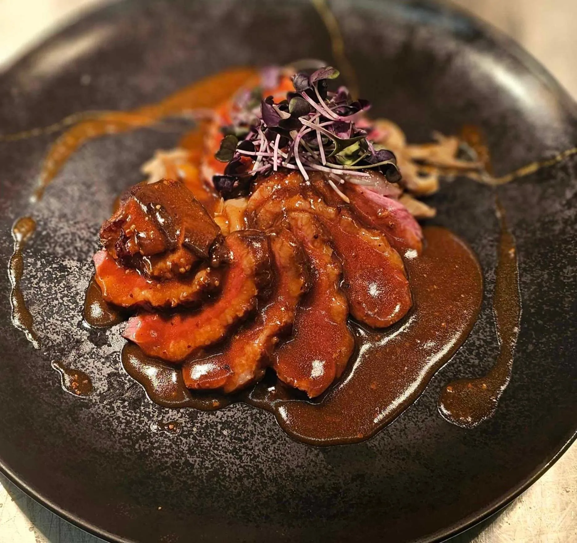 Food close-up in Hotel Les 3 Cles