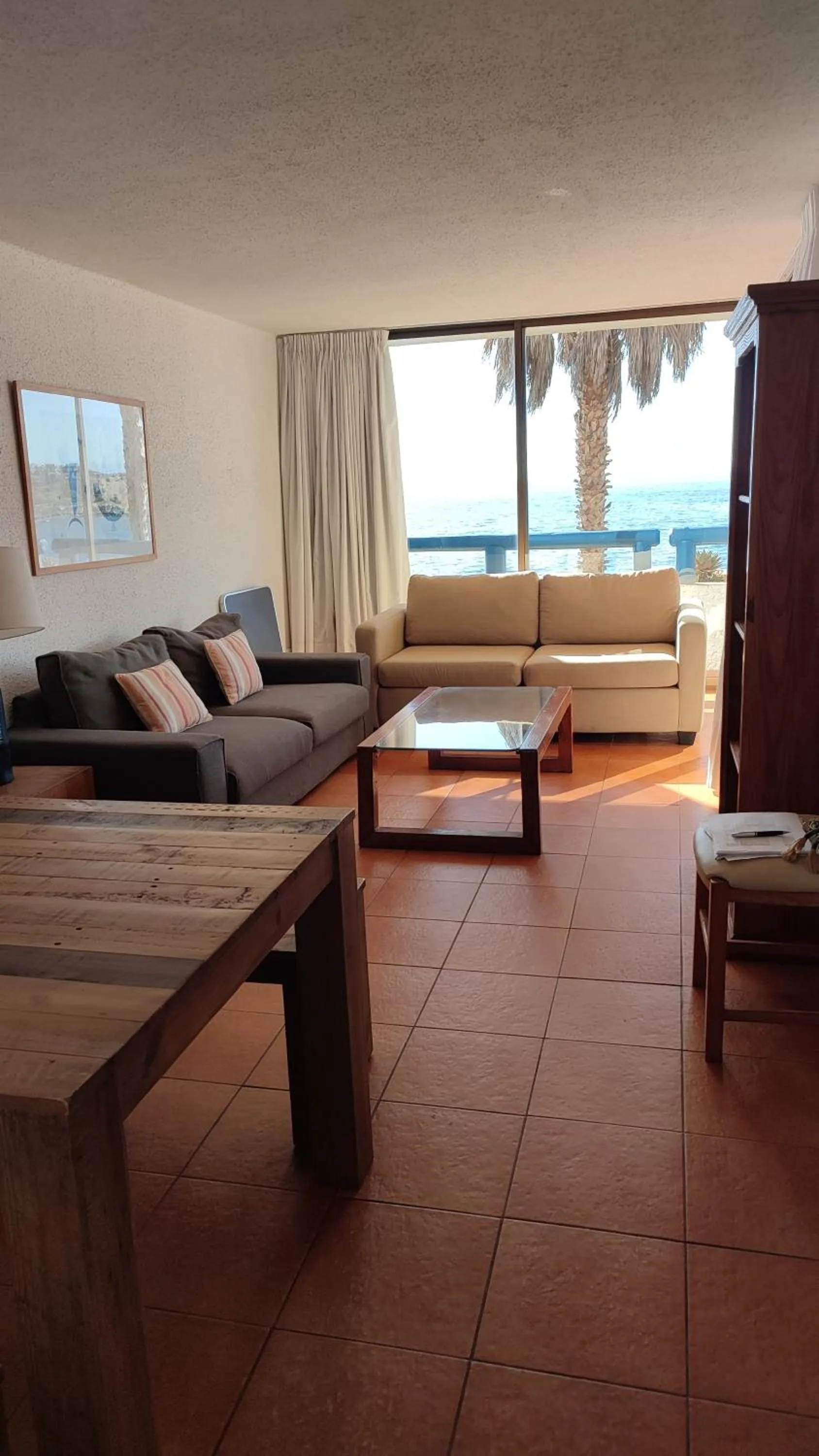 Living room, Bed in Club Playa Blanca