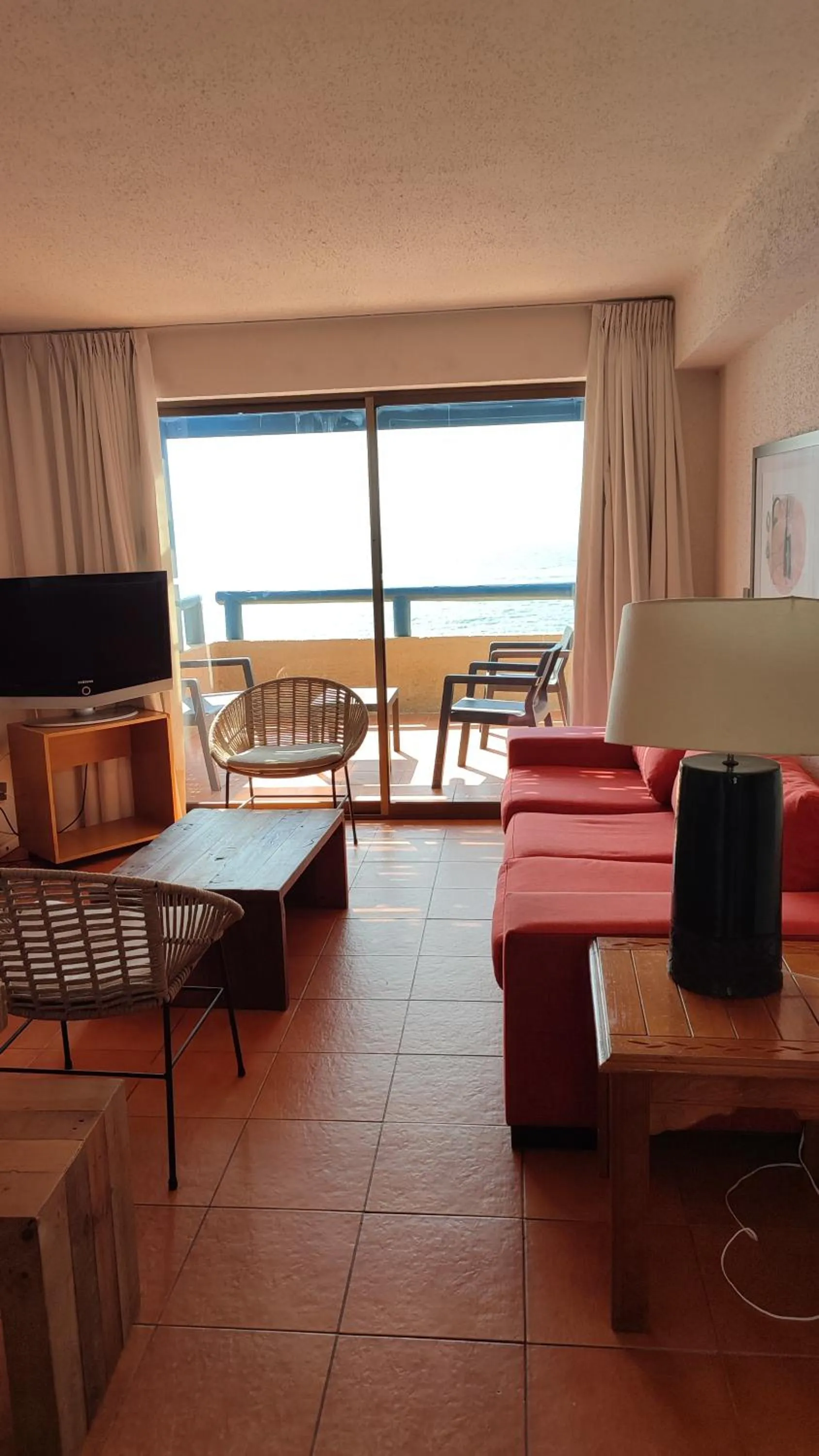 Living room, Bed in Club Playa Blanca