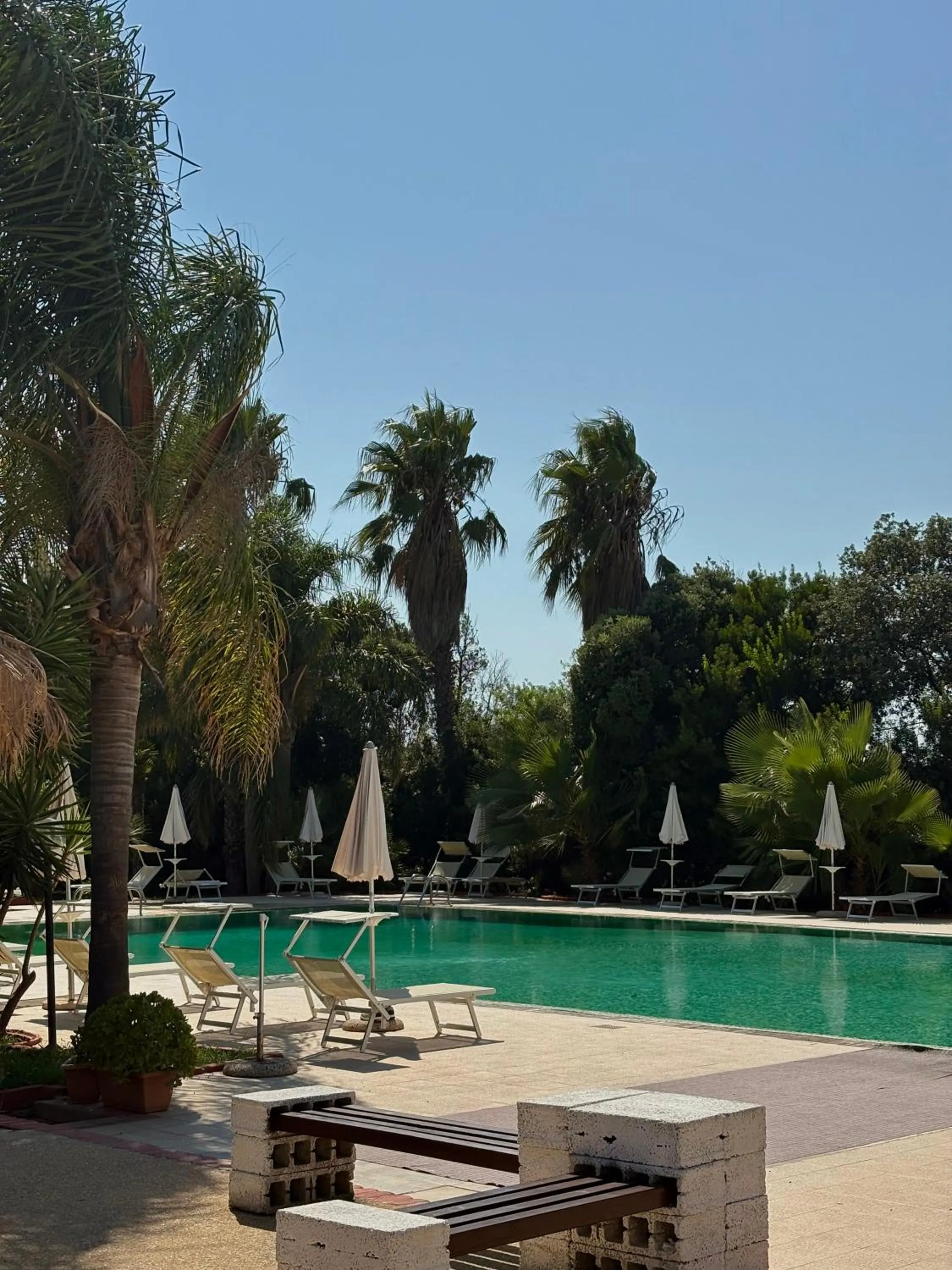 Swimming pool in Hotel Masseria Marziale