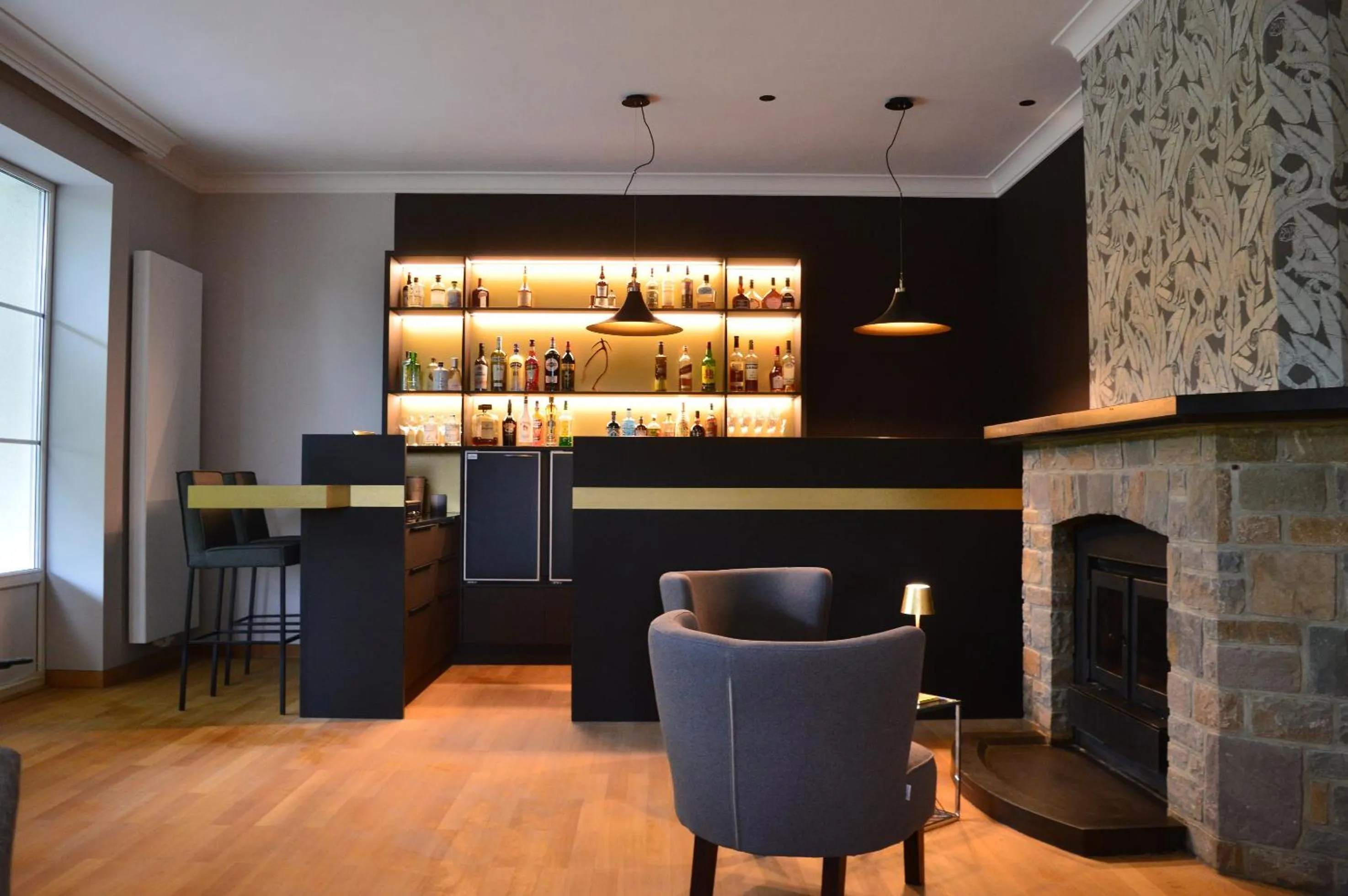 Lounge or bar in Hotel La Heid des Pairs