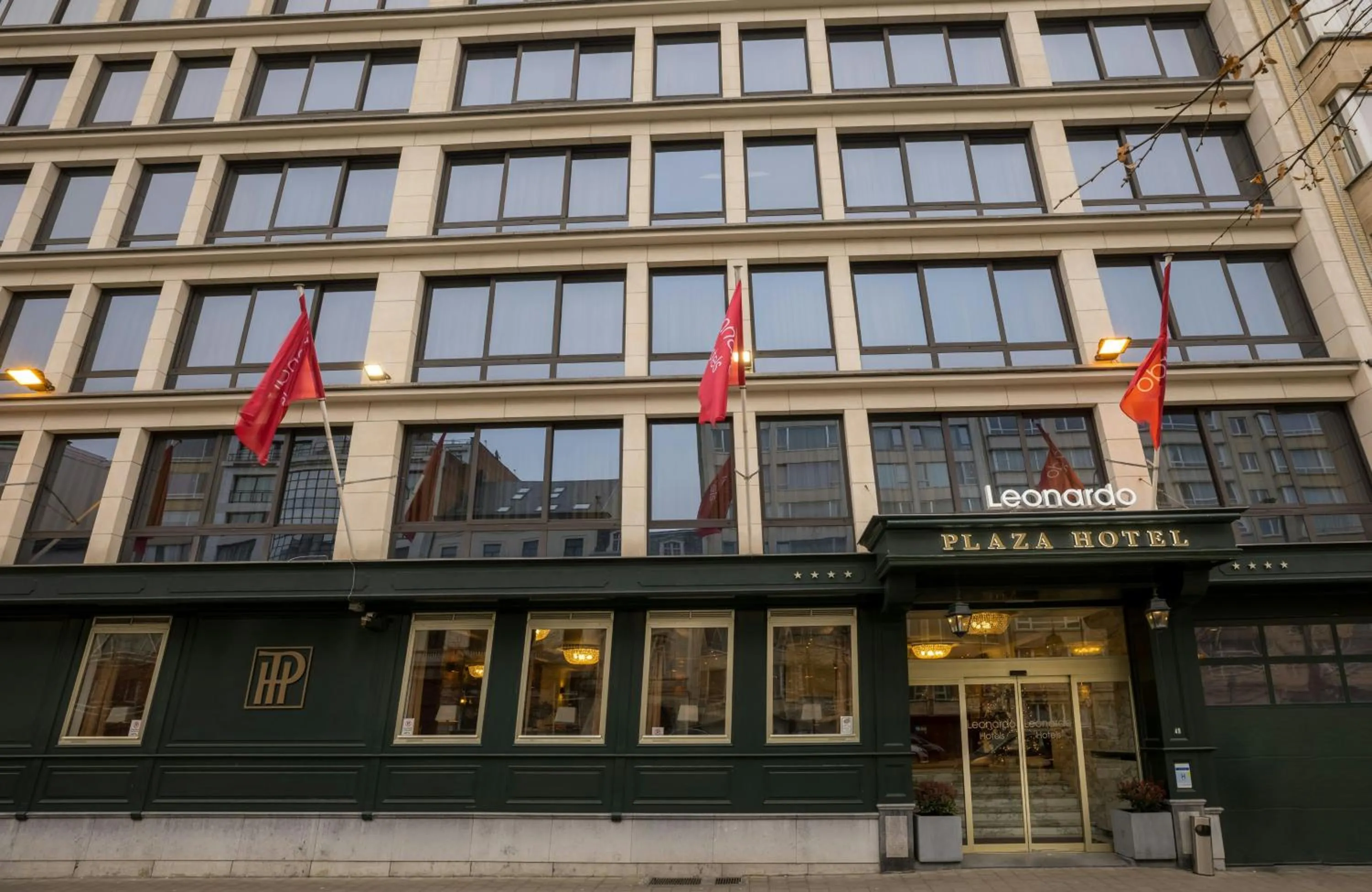 Property building in Leonardo Hotel Antwerp The Plaza
