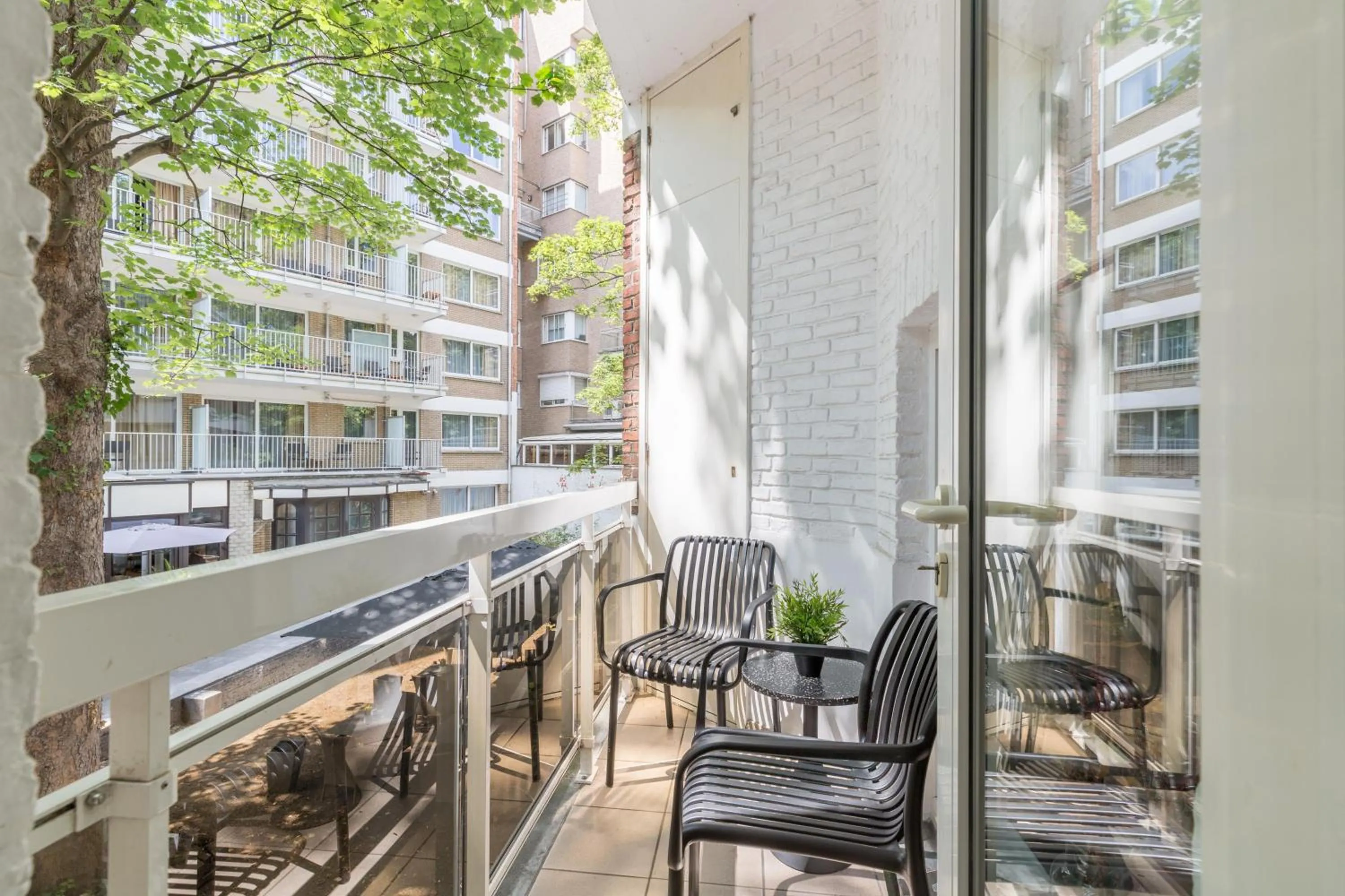 Balcony/Terrace in Leonardo Hotel Antwerp The Plaza