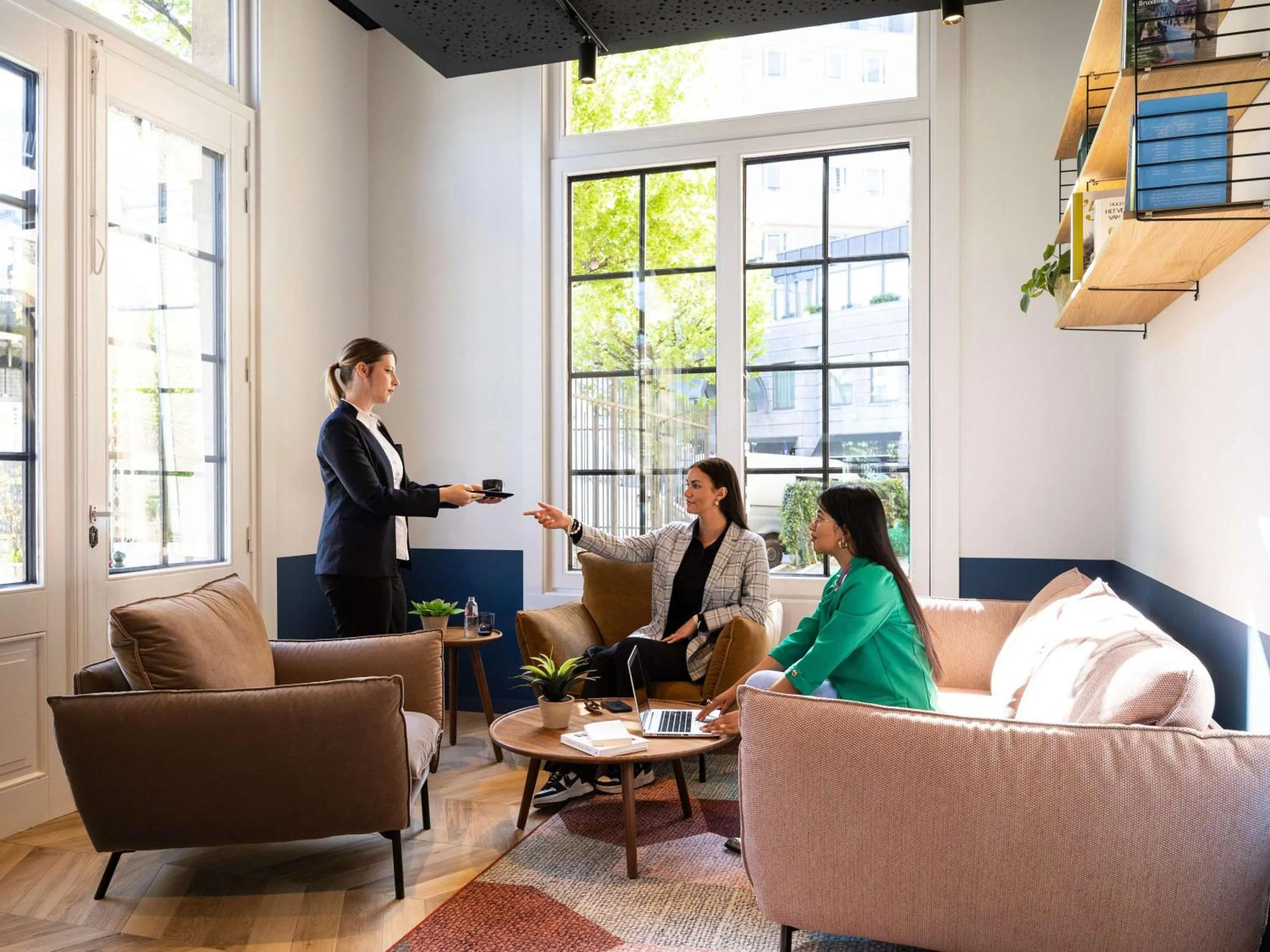Lobby or reception in Hotel Novotel Brussels Off Grand Place