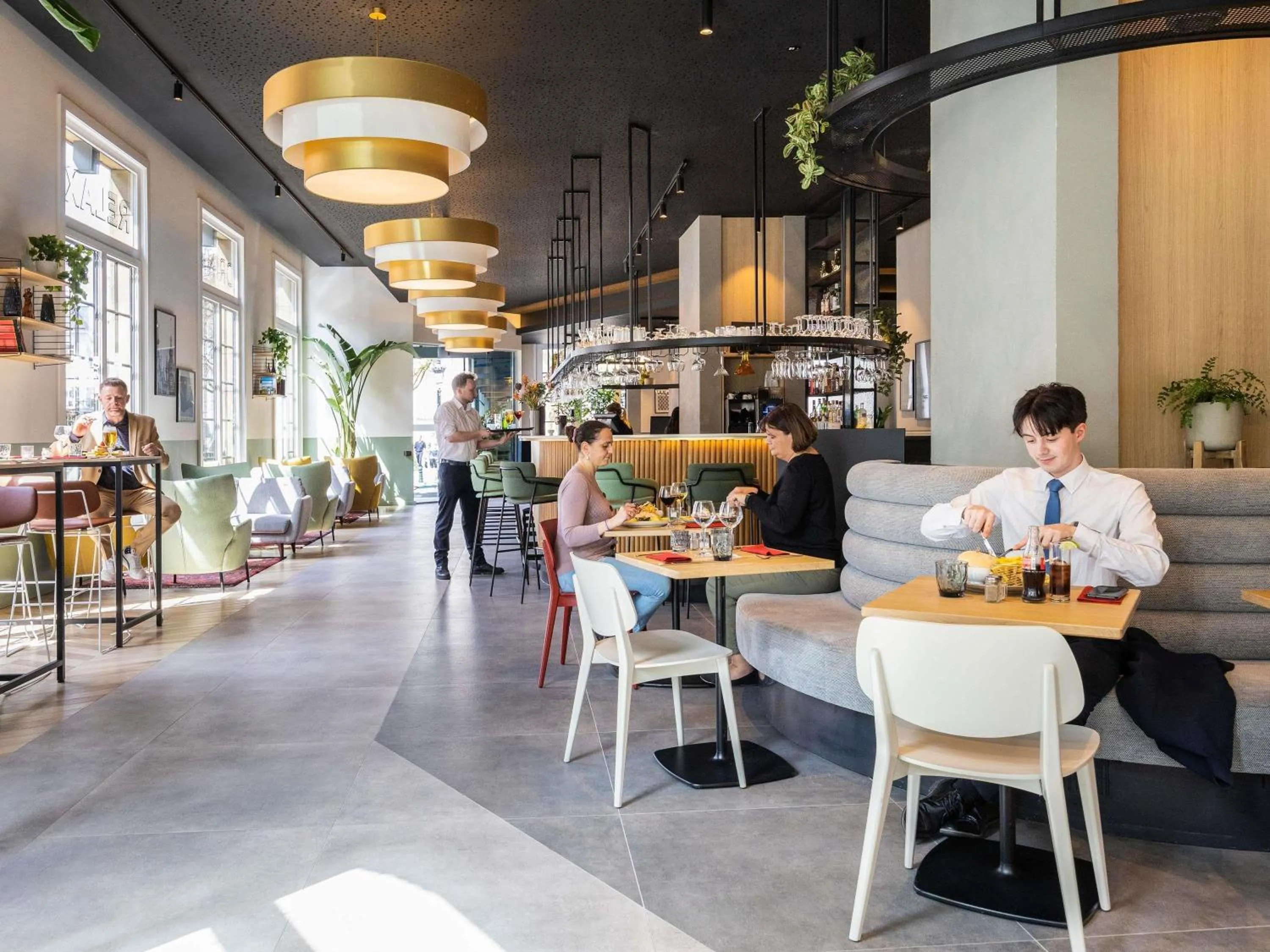 Lounge or bar in Hotel Novotel Brussels Off Grand Place