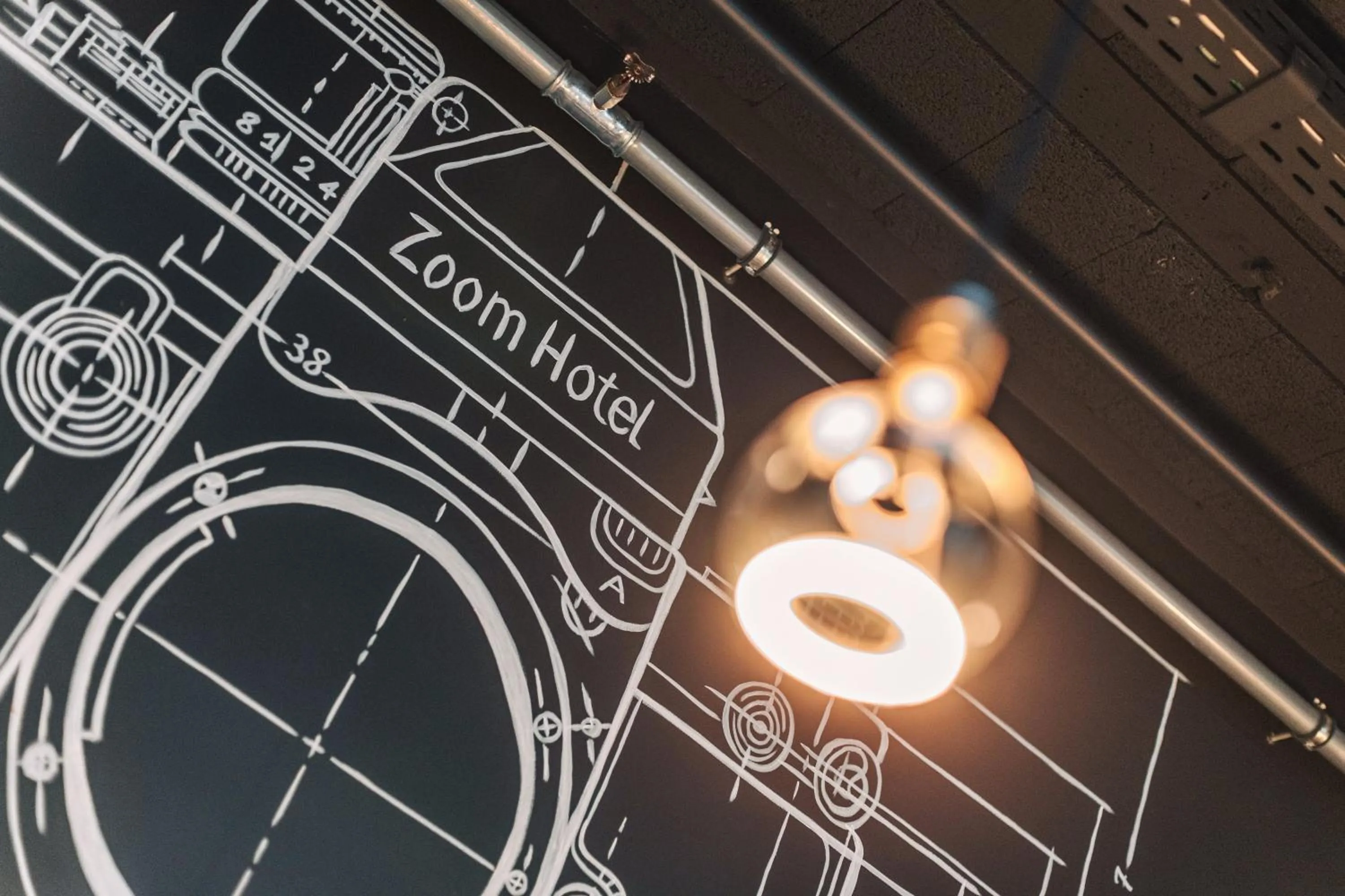 Decorative detail in Zoom Hotel