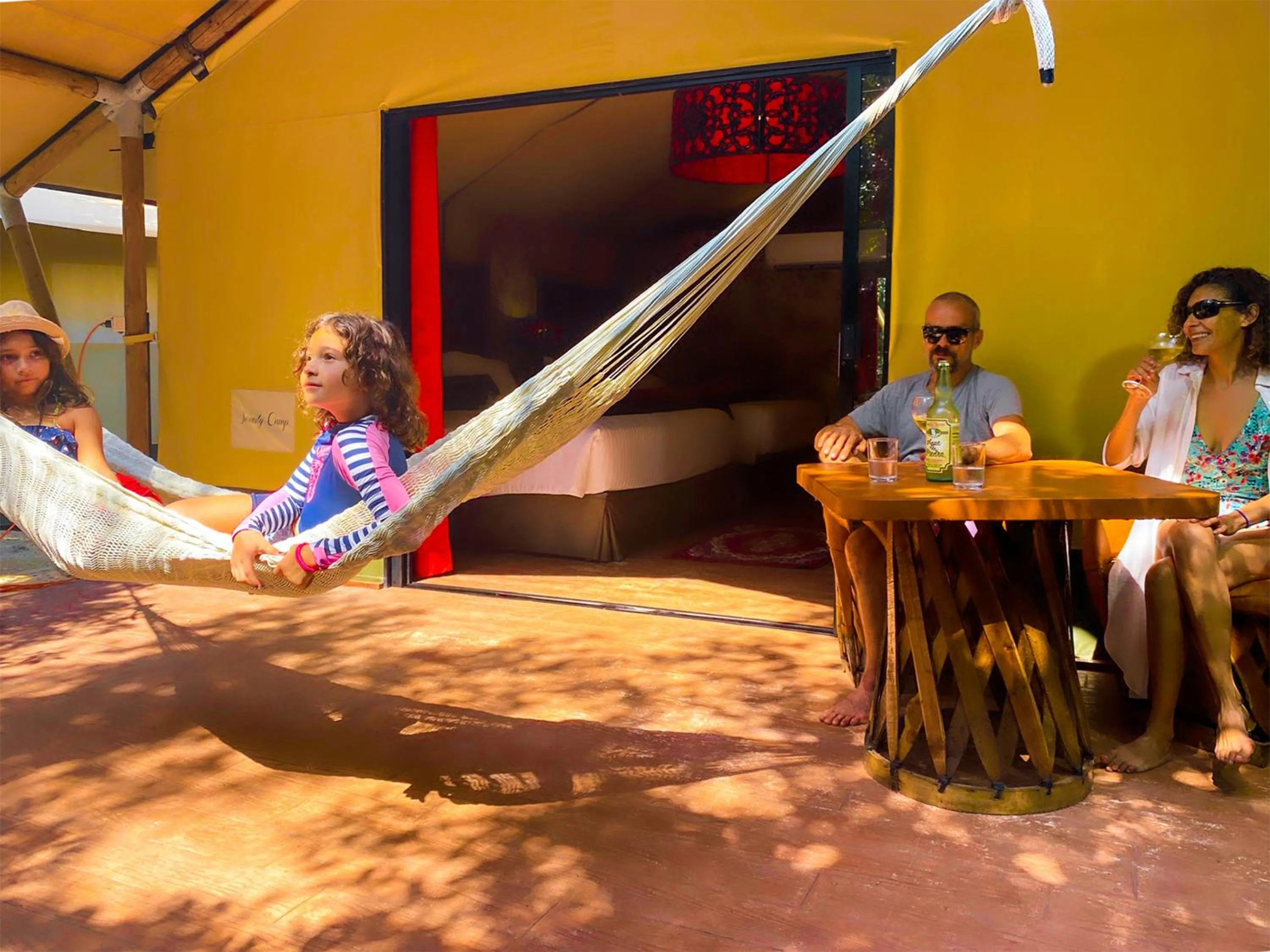 People in Serenity Authentic Glamping Tulum