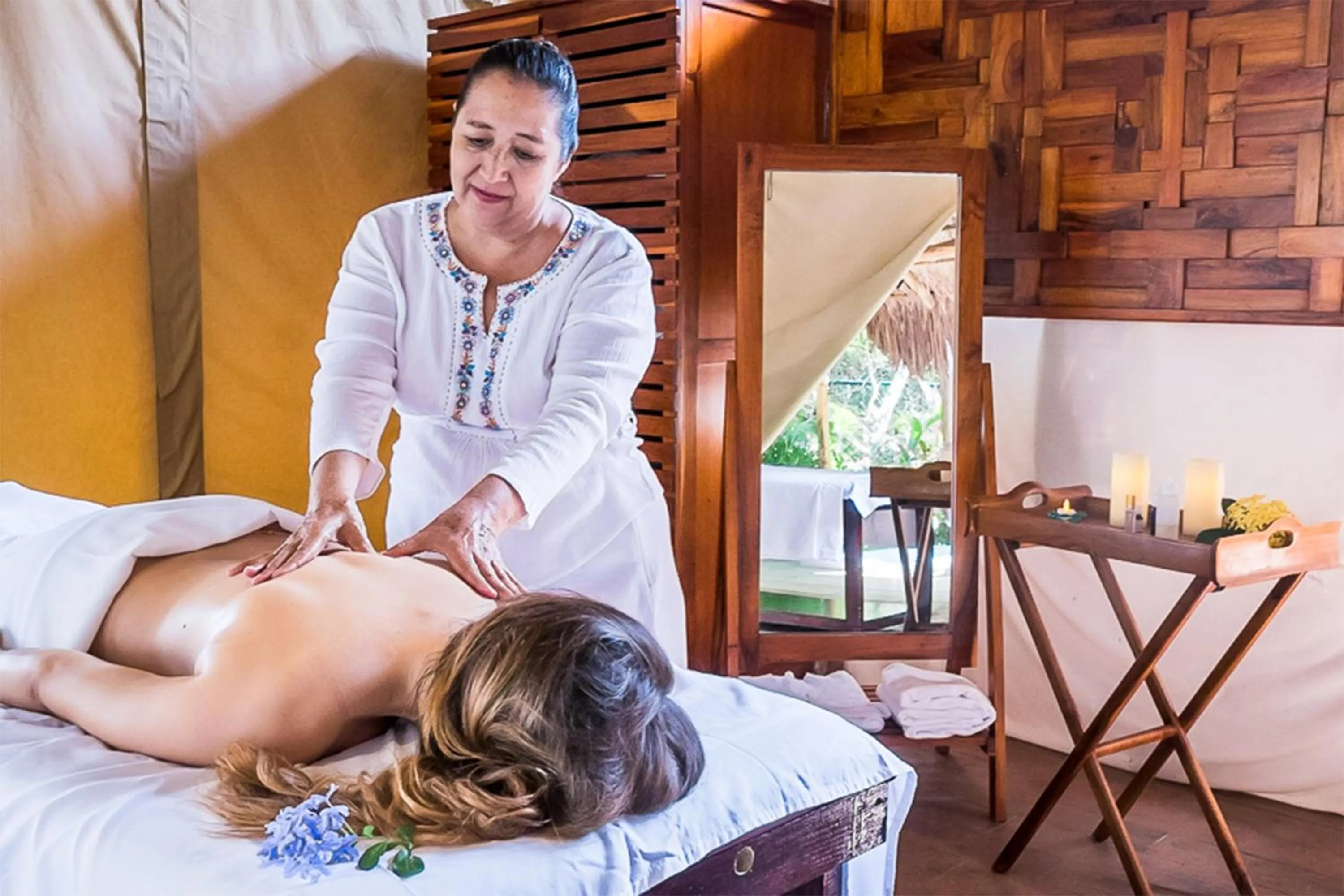 Spa and wellness centre/facilities in Serenity Authentic Glamping Tulum