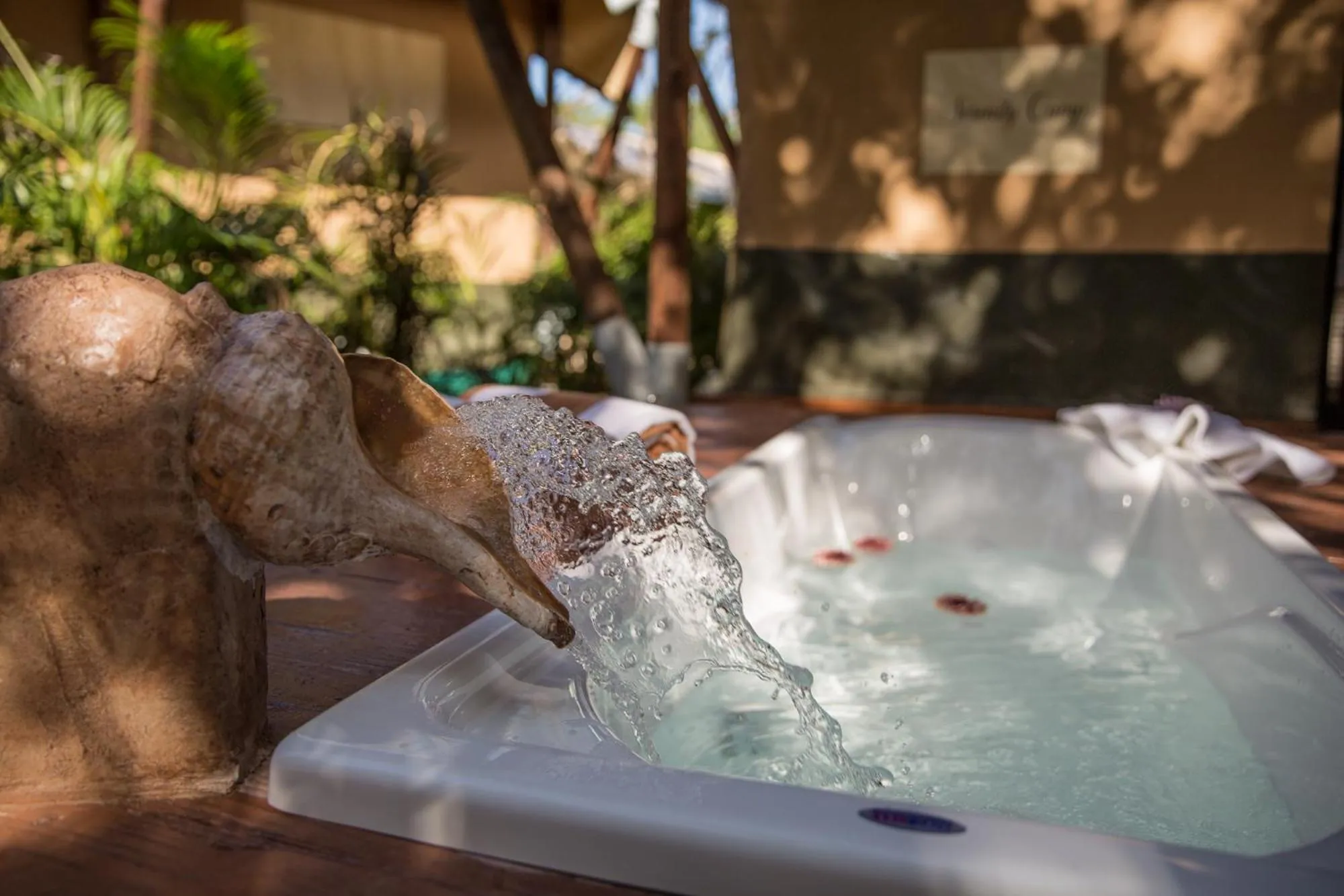 Hot Tub in Serenity Authentic Glamping Tulum