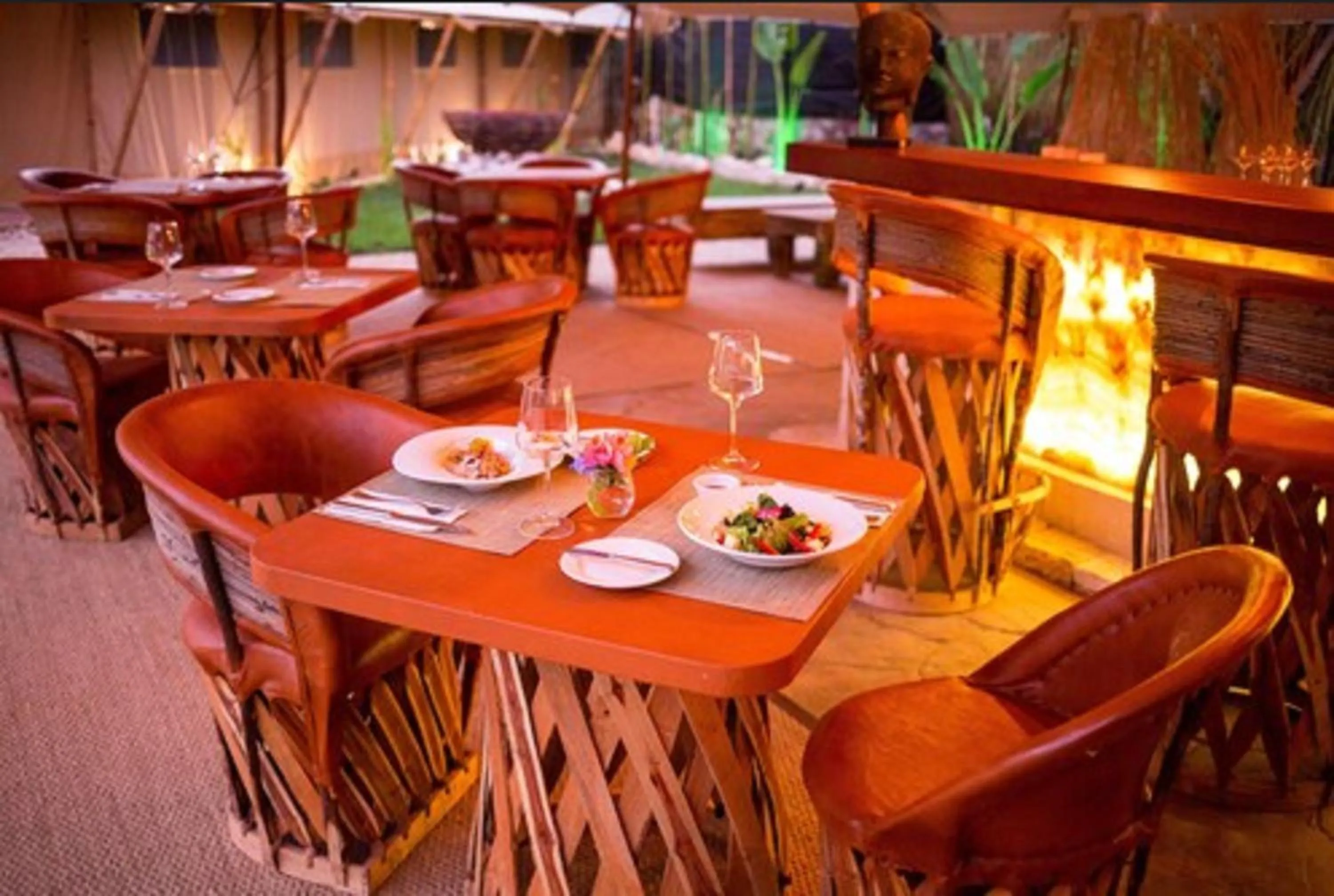 Restaurant/places to eat in Serenity Authentic Glamping Tulum