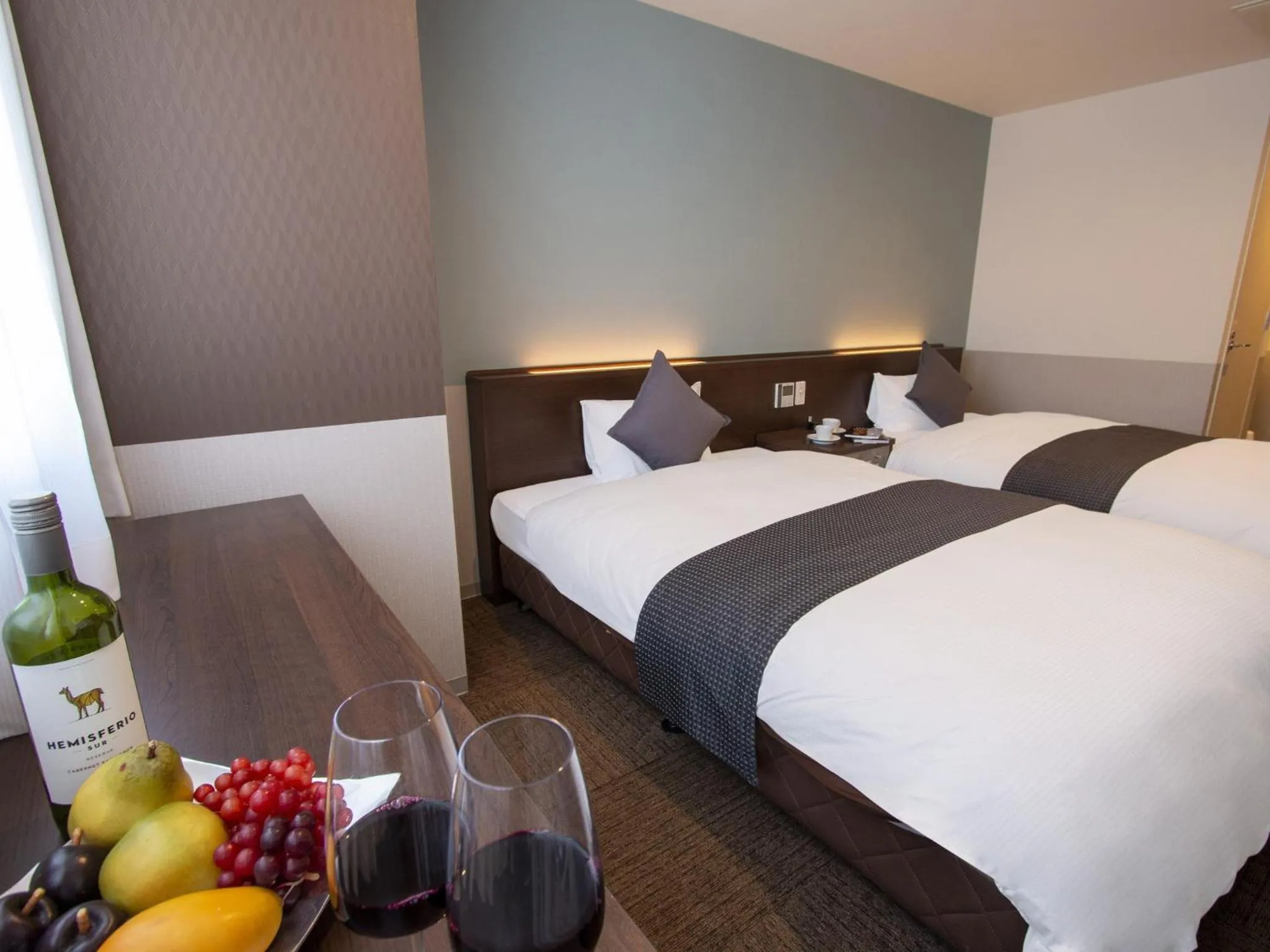 Photo of the whole room, Bed in Hotel New Gaea Domemae