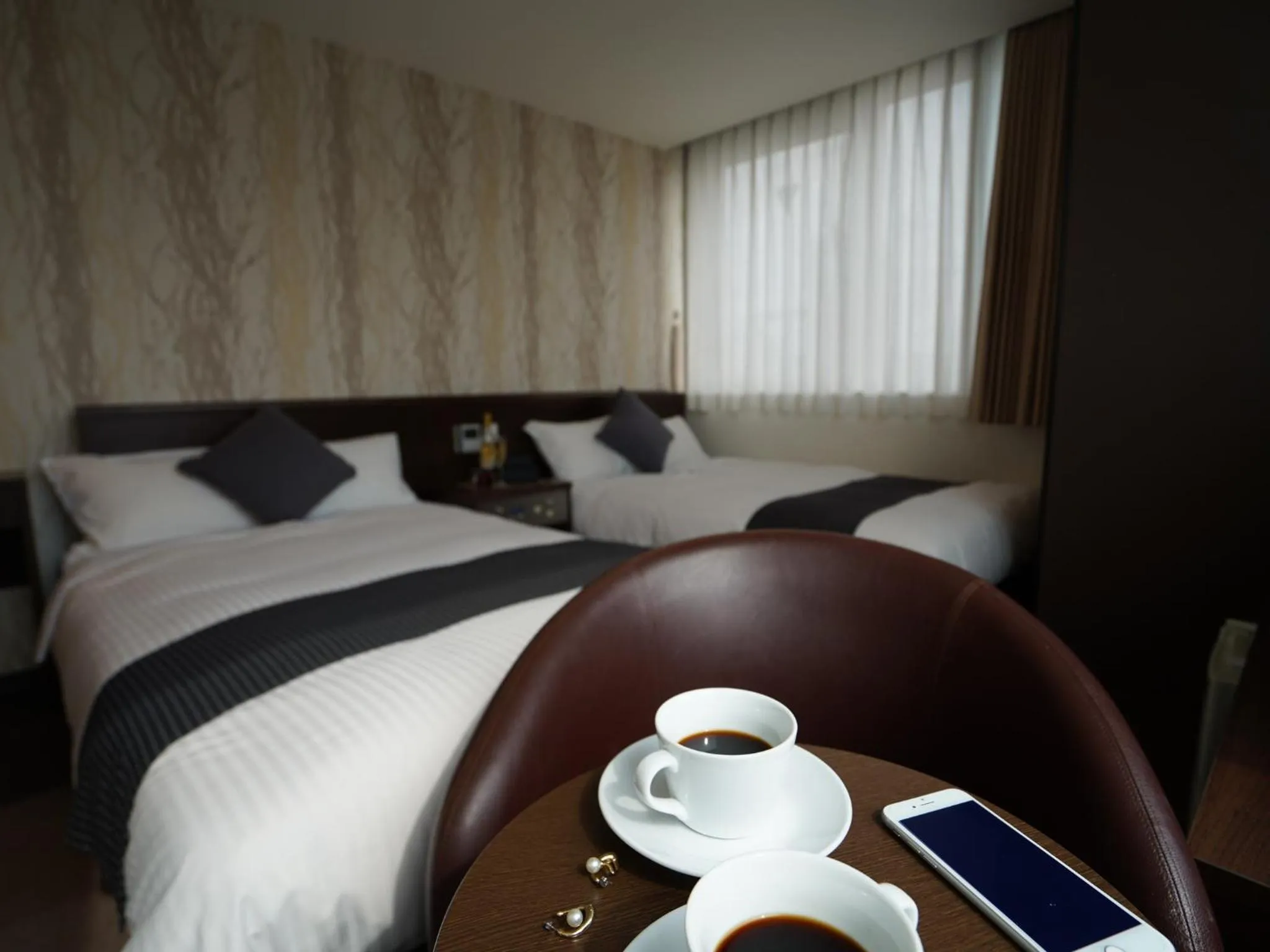 Photo of the whole room, Bed in Hotel New Gaea Domemae